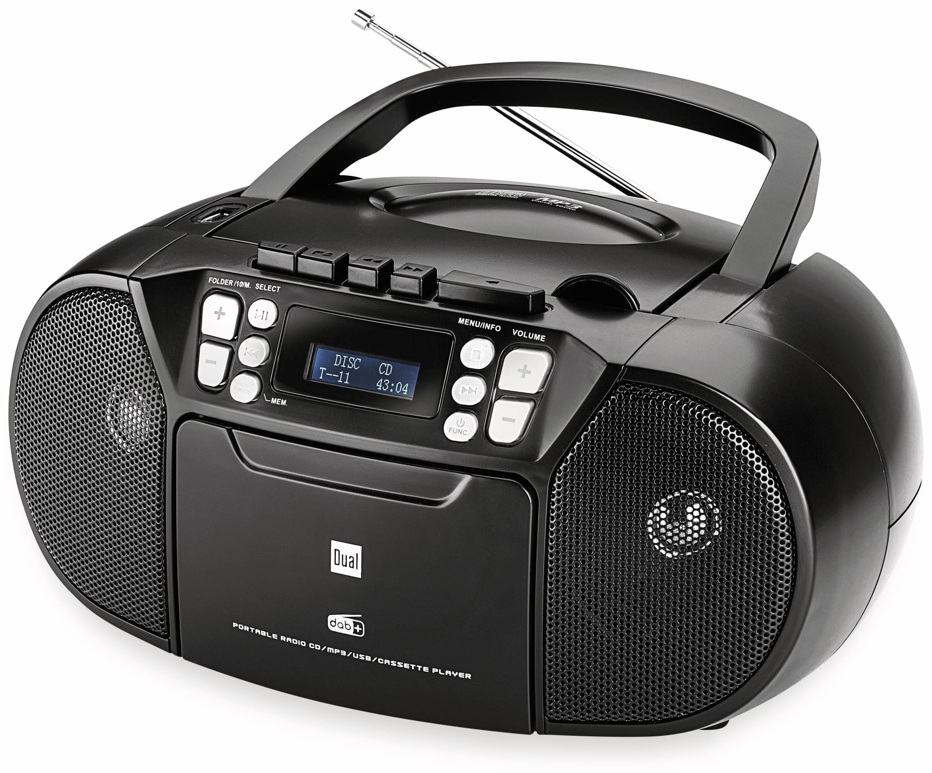 Dual CD-Player DAB-P 210, schwarz