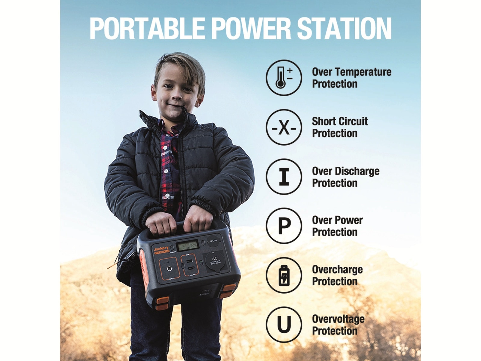 JACKERY Powerstation-Set Explorer 240EU + 100 W Solarmodul