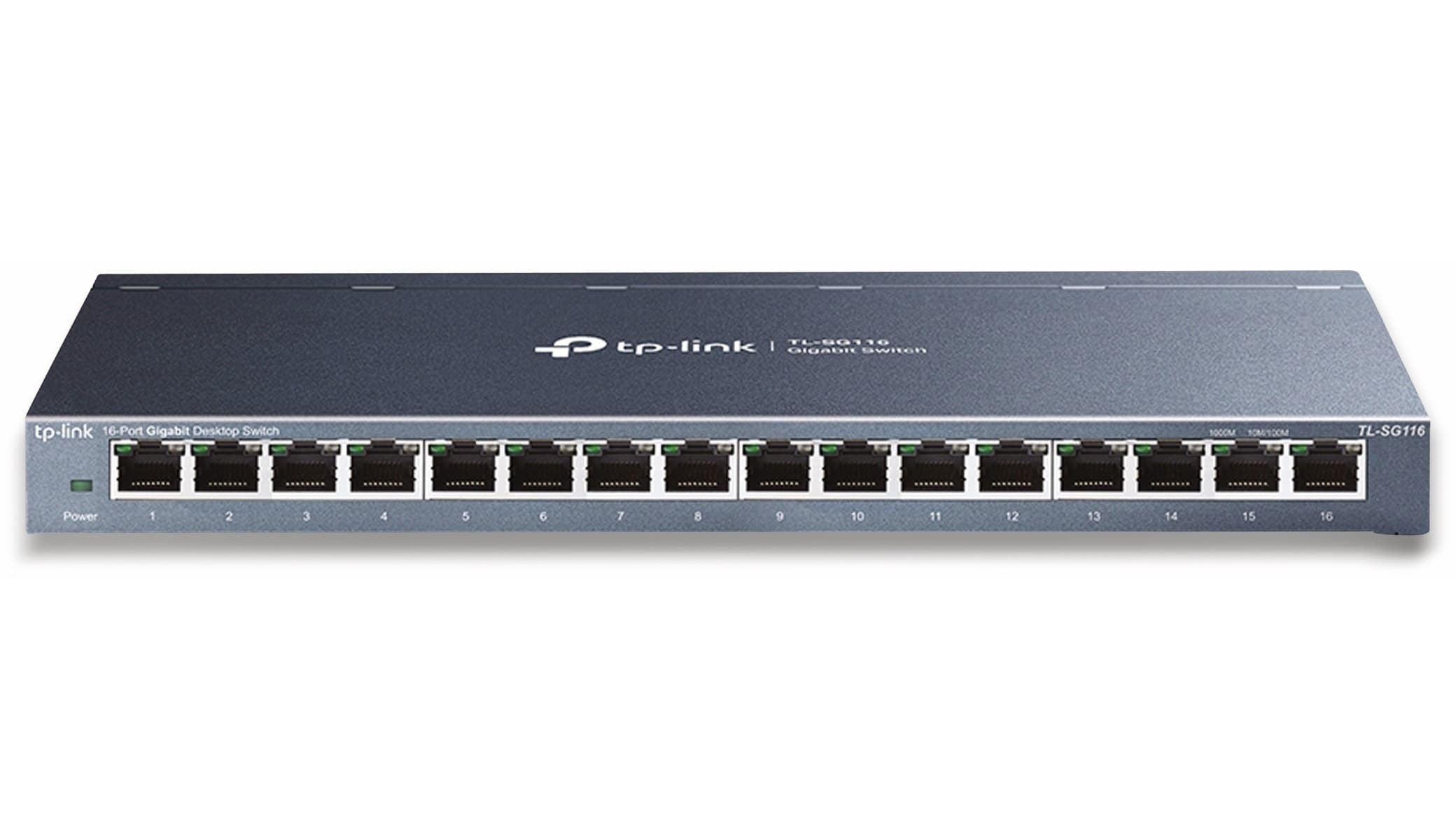 TP-LINK Switch Desktop TL-SG116, 16-port, Gigabit