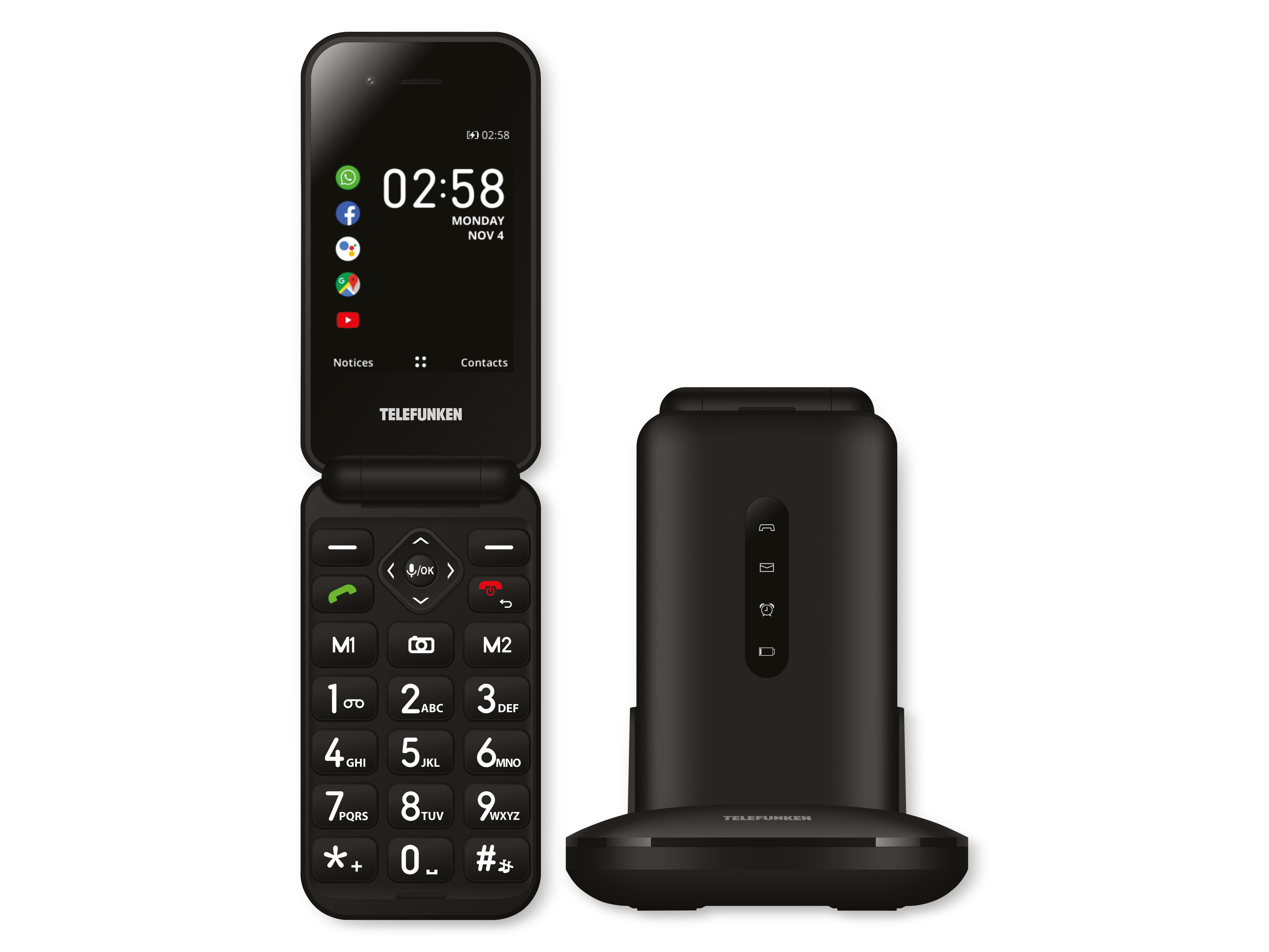 TELEFUNKEN Handy S740, schwarz