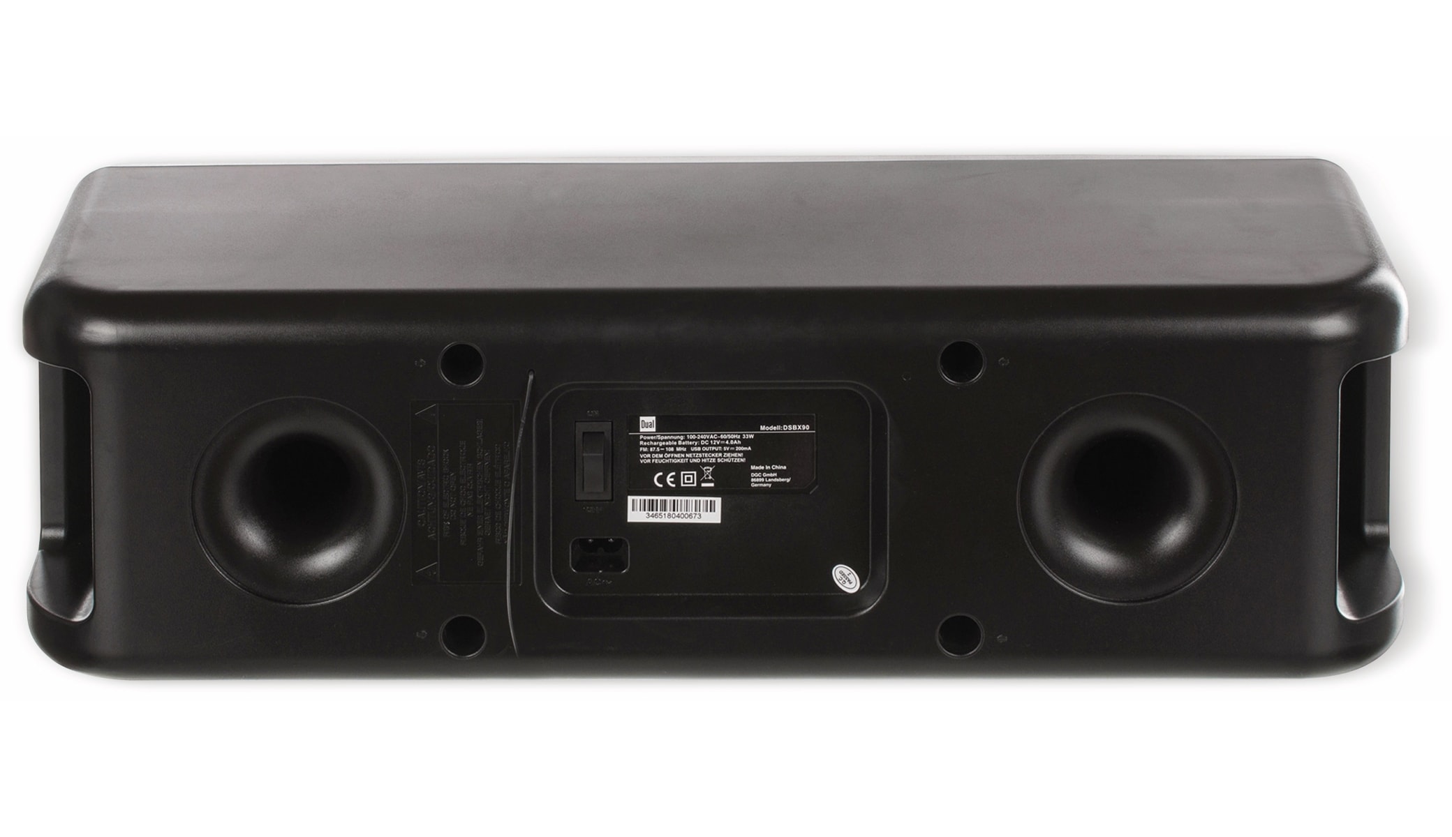 Dual Portabler Lautsprecher DSBX 90, schwarz