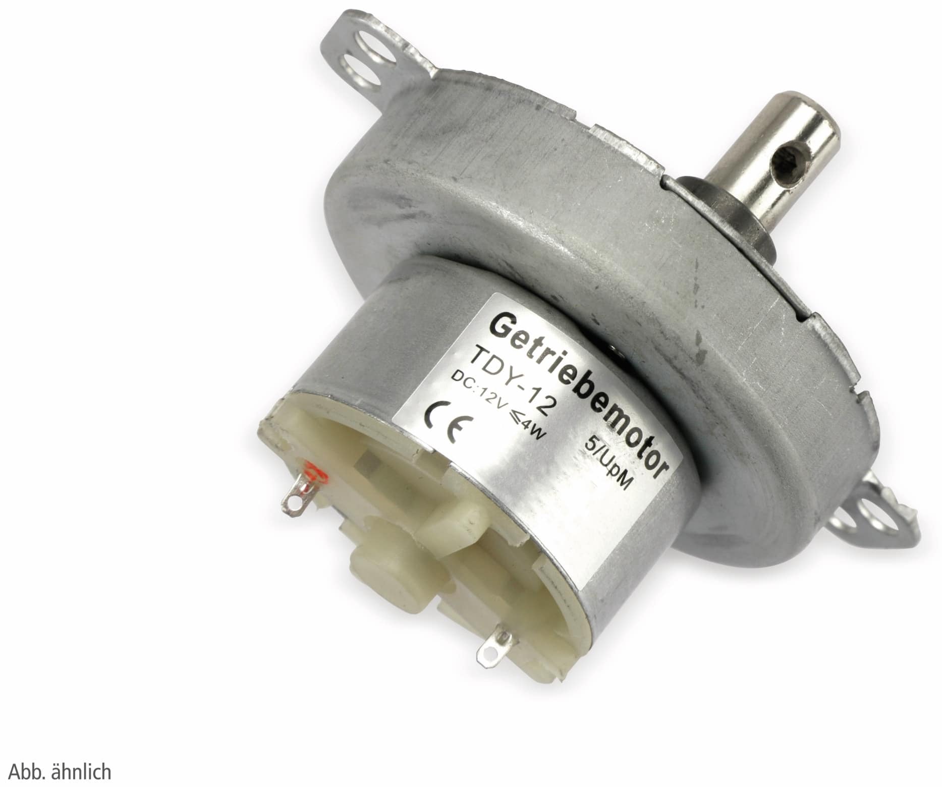 Gleichstrom-Getriebemotor TDY-12, 12 V-, 0,18 A, 15 U/min