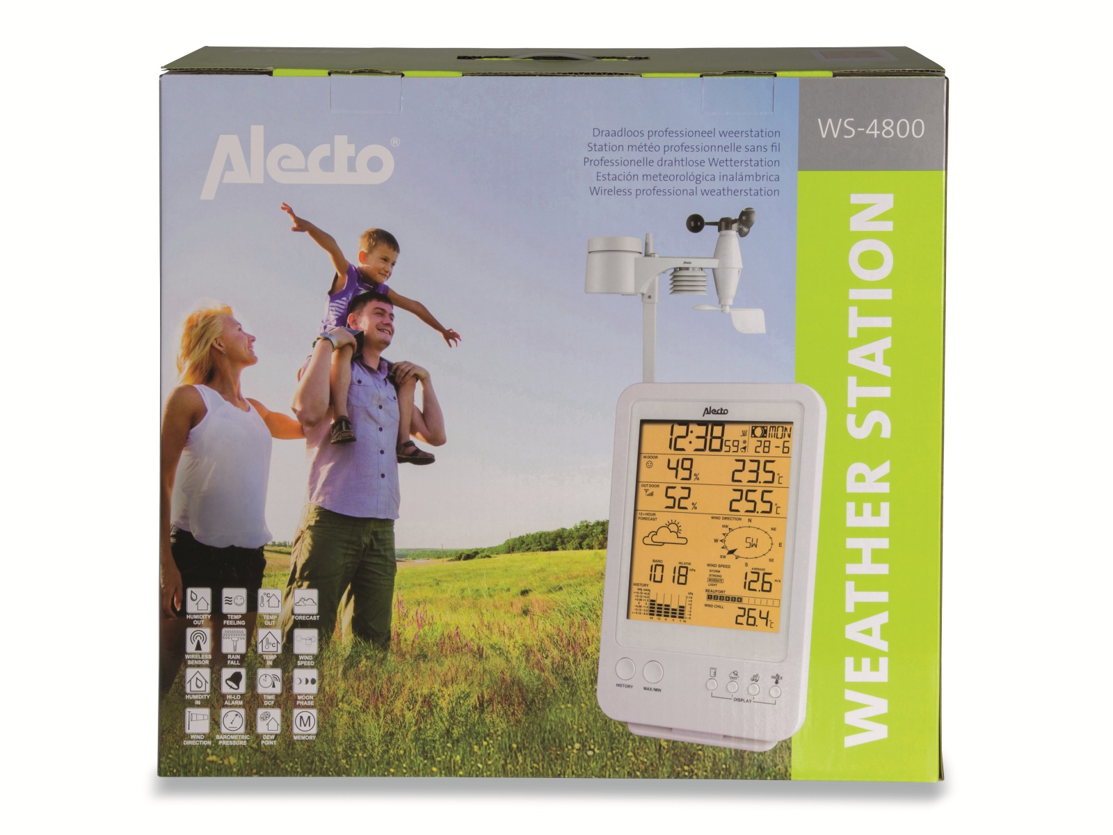 ALECTO Wetterstation WS-4800, weiß