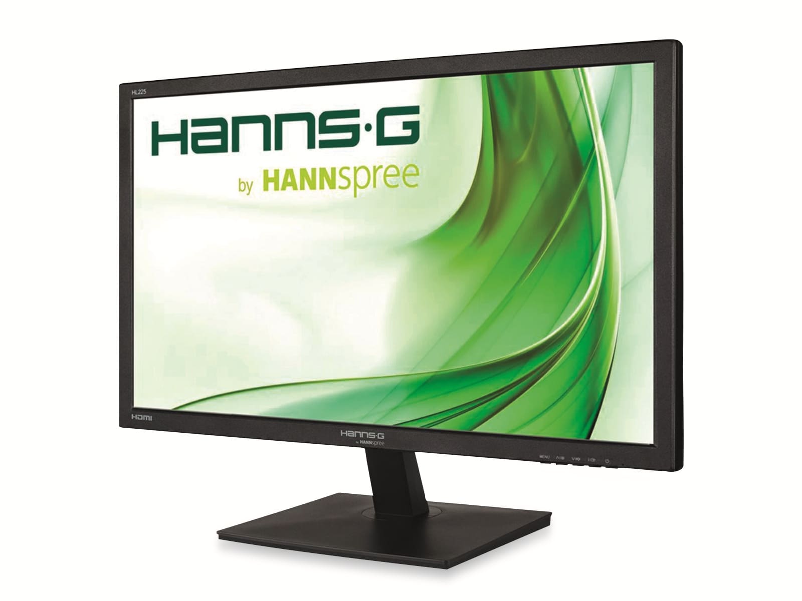 HANNspree Monitor HL225HPB, 54,5cm (21,5"), EEK: E (A bis G), VGA, HDMI