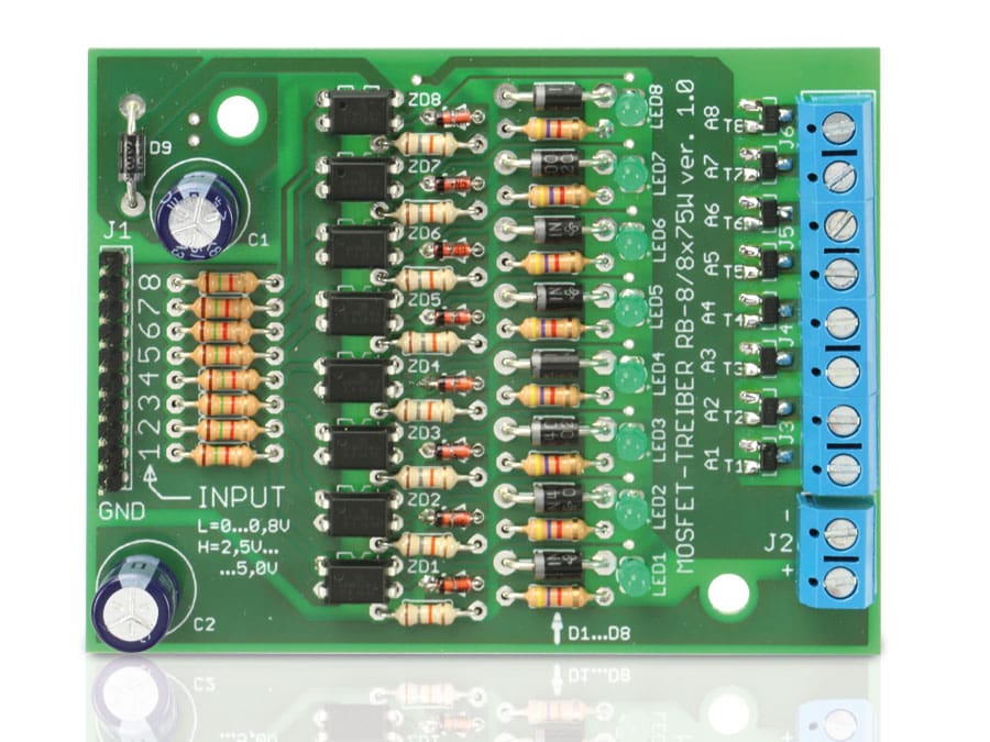 Bausatz Mosfet-Treiber RB-8/8x100W