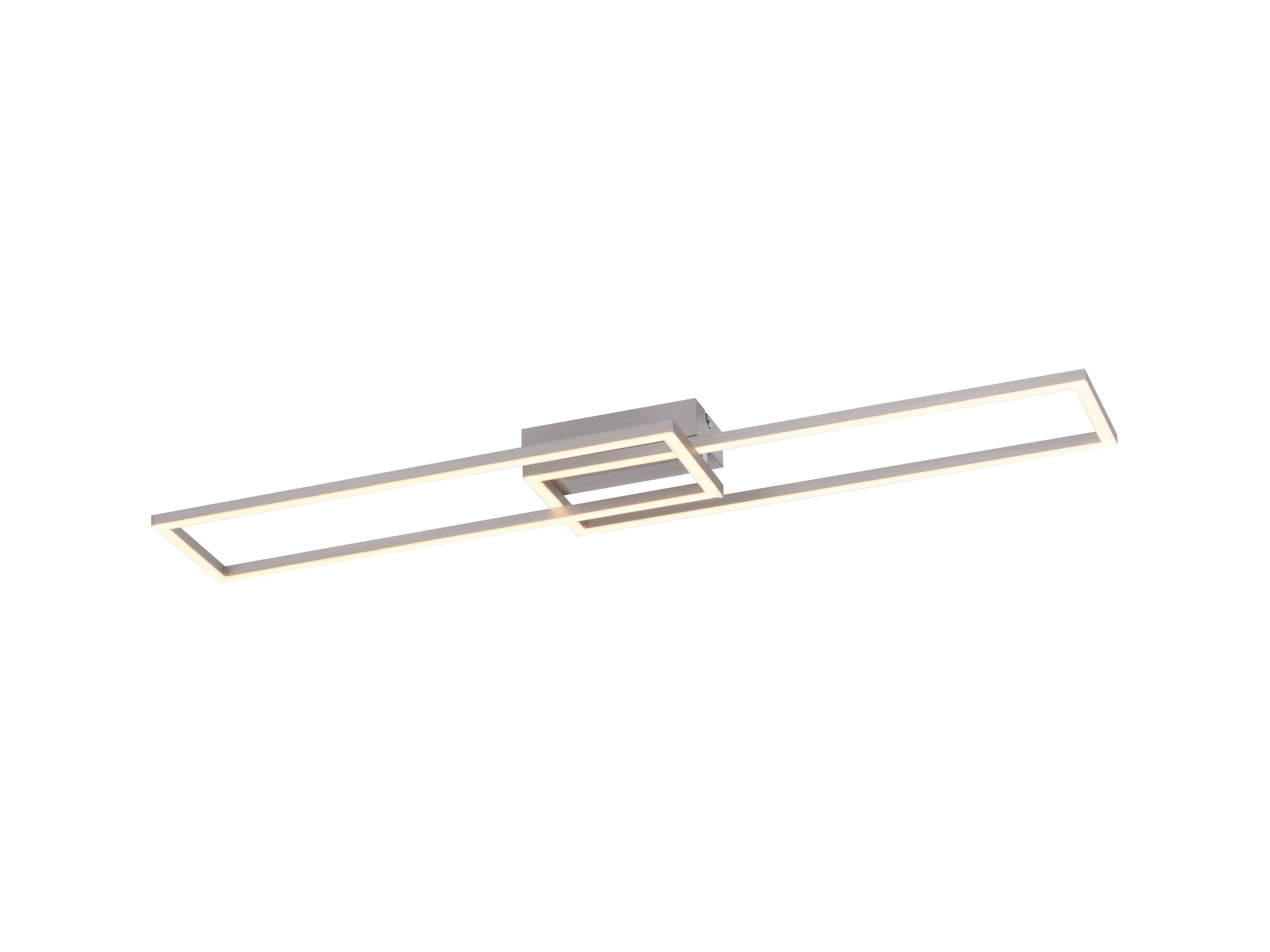 JUST LIGHT LED-Deckenleuchte 14023-55 stahl, 30,2 W, 4500 lm, 3000 K