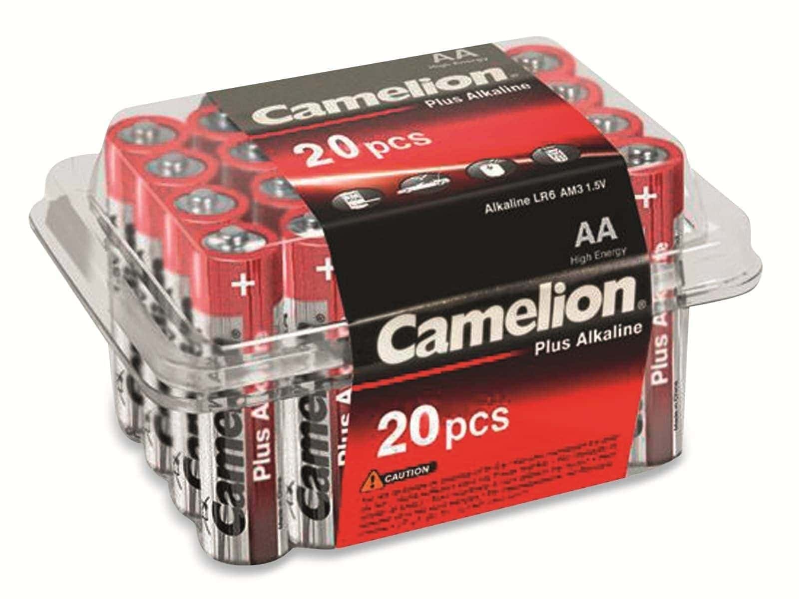 CAMELION Mignon-Batterie, Plus-Alkaline, LR6, 20 Stück