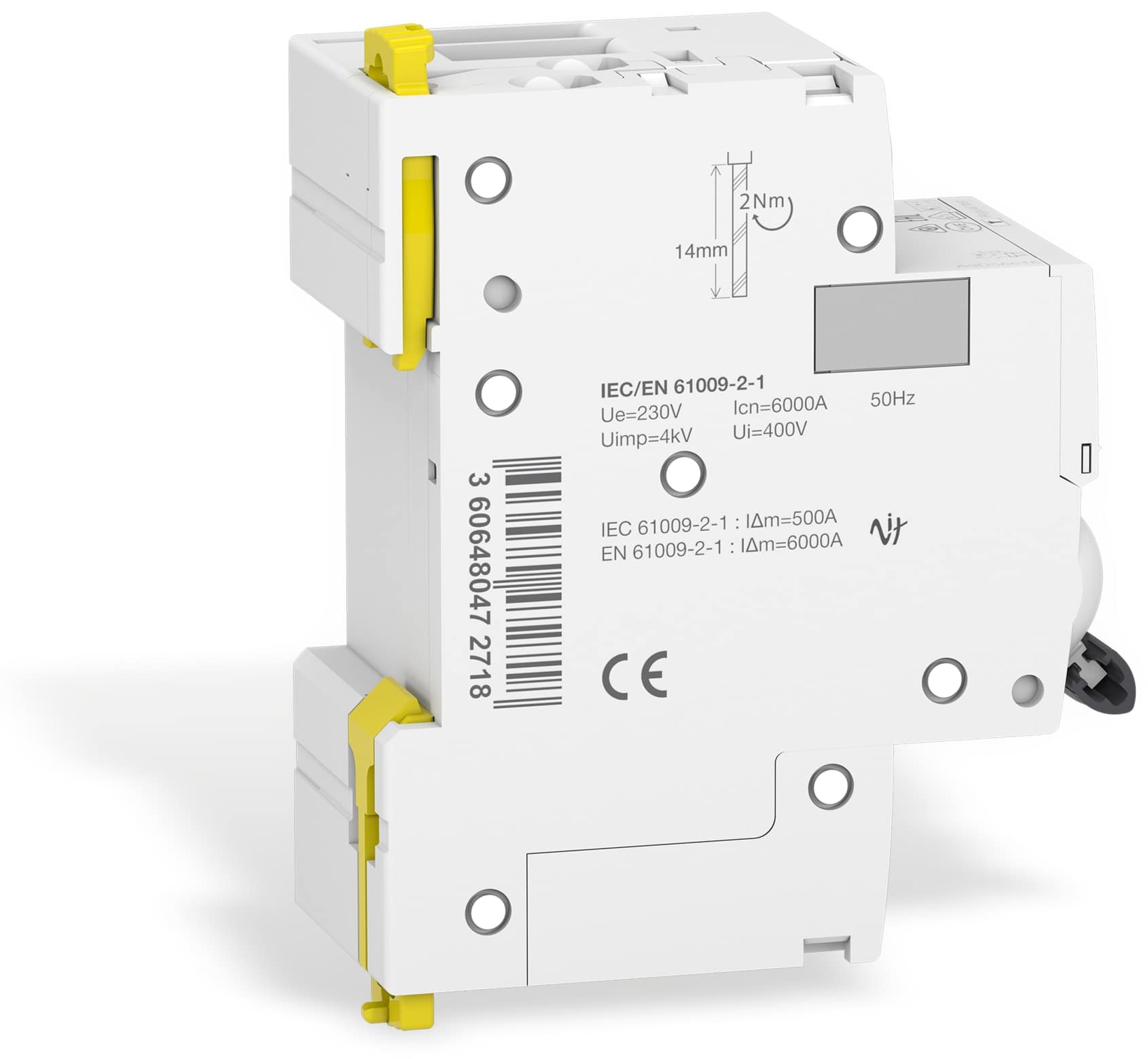 SCHNEIDER ELECTRIC Fehlerstrom-Schutzschalter A9D56616, B, 16A