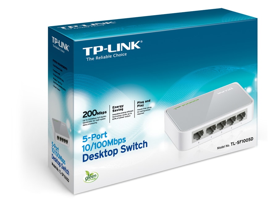 TP-LINK Netzwerk-Switch TL-SF1005D, 5-Port