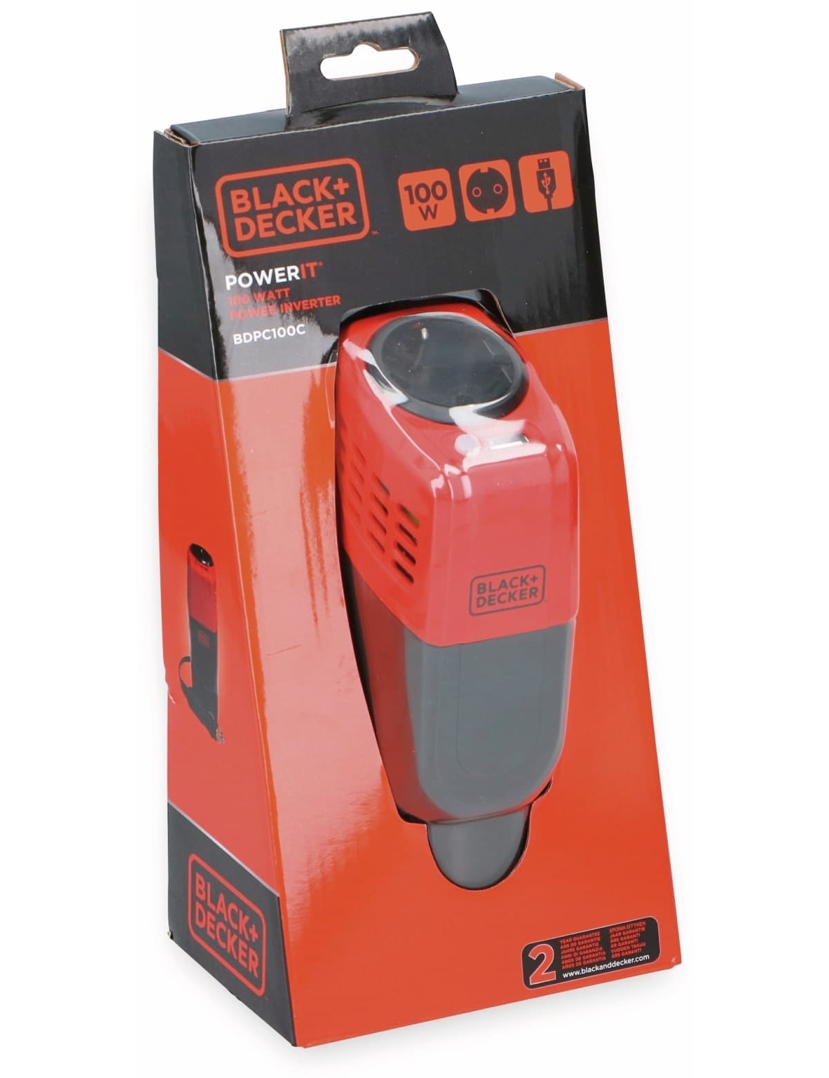 BLACK & DECKER Wechselrichter, 100 W, 12/240 V 