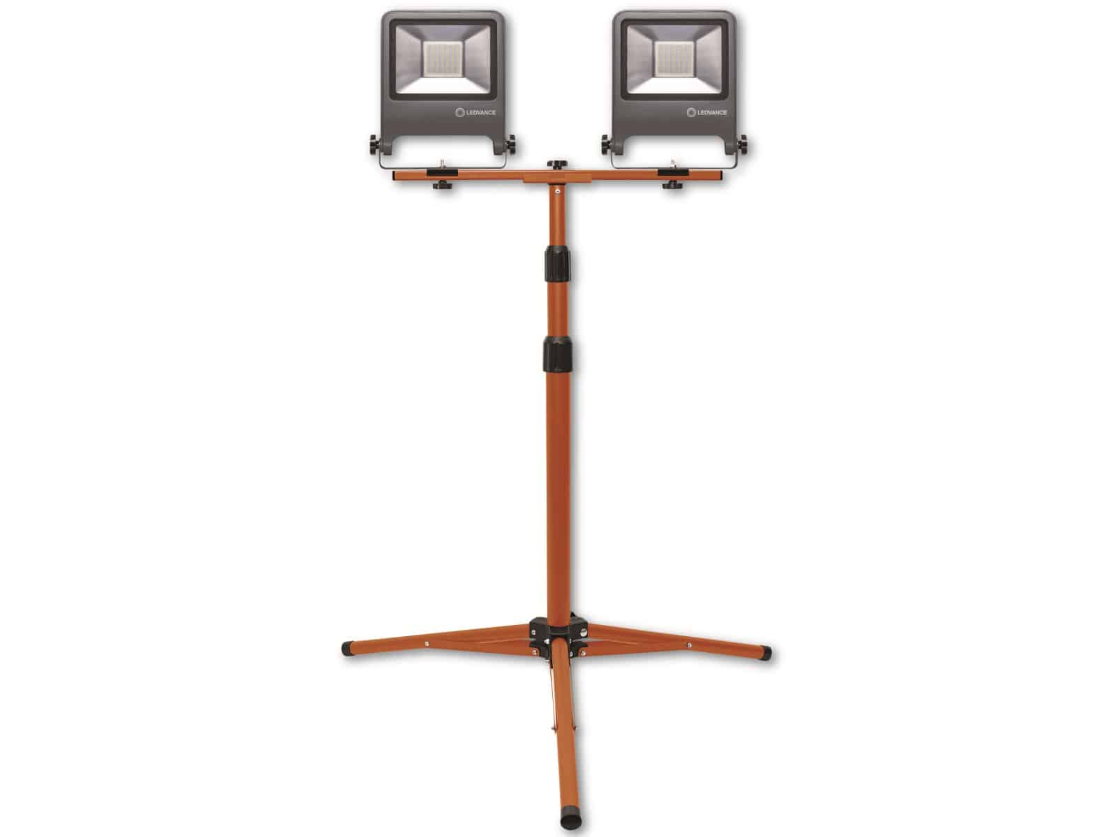 LEDVANCE LED-Baustrahler Tripod, 2x50W, 9000lm, 4000K