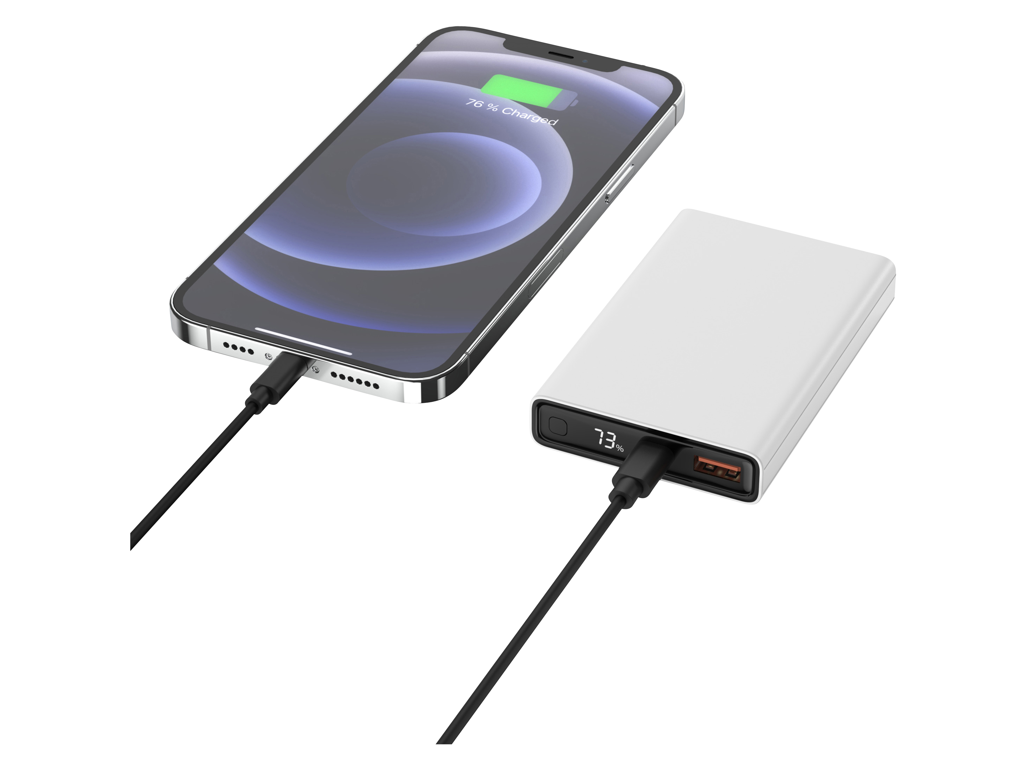 ANSMANN Powerbank PB222PD, 10.000mAh, weiß