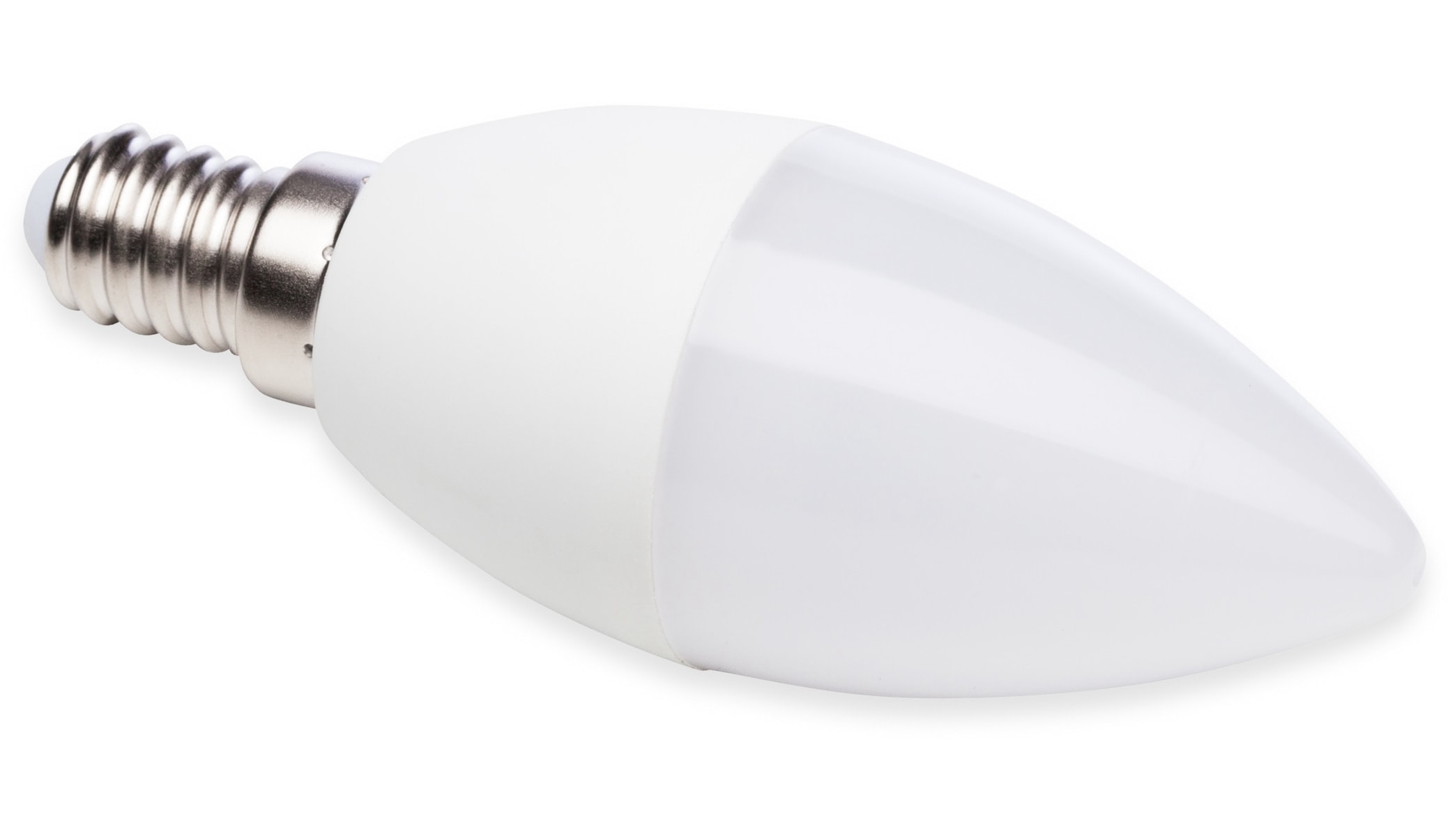 MÜLLER-LICHT LED-Lampe, Kerzenform, 400258, E14, EEK: F, 4,5W, 470 lm, 2700 K, matt, 4 Stück