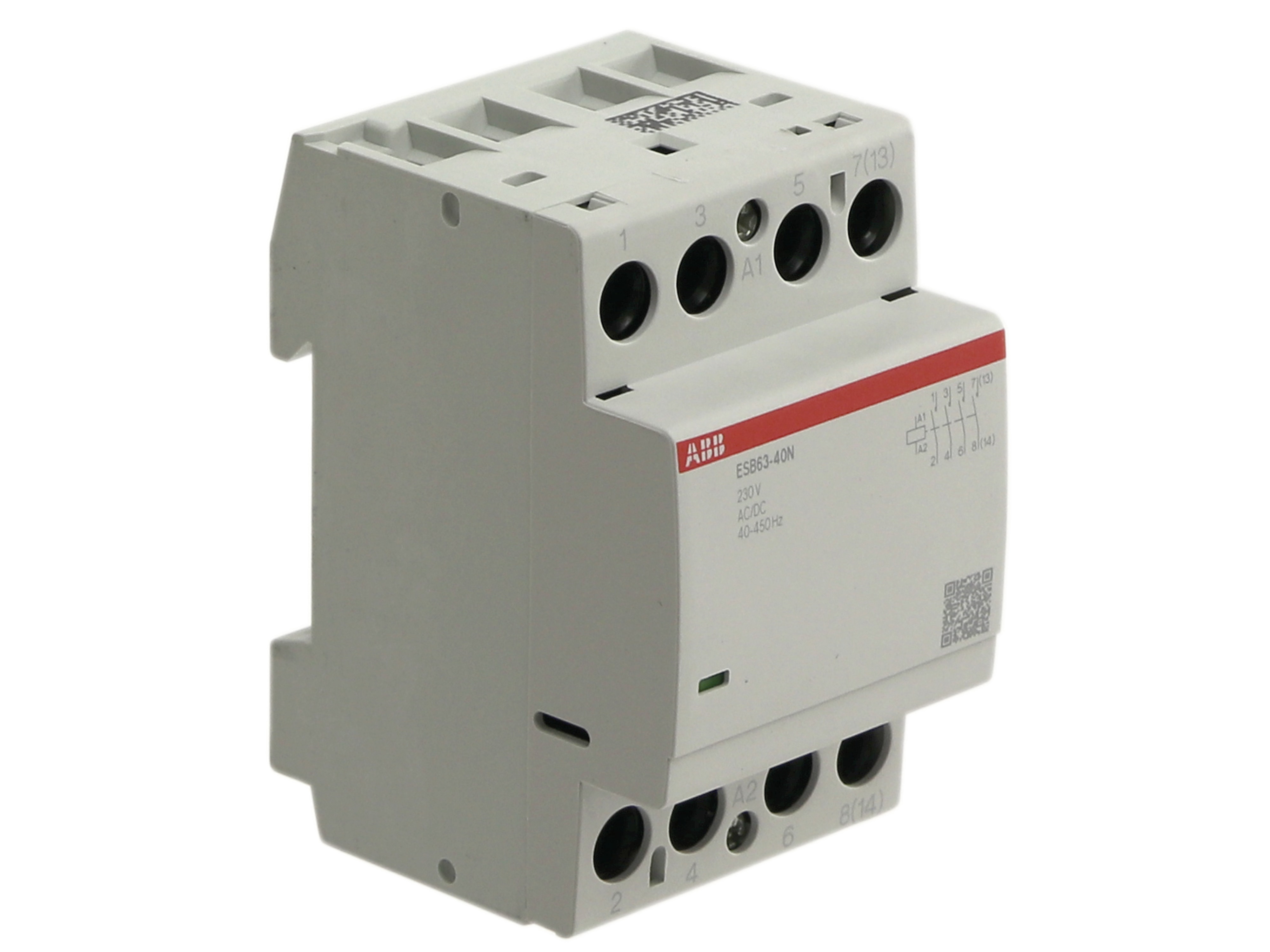 ABB Installationsschütz ESB63-40N-06, 63 A, 4S/0Ö, 230 V