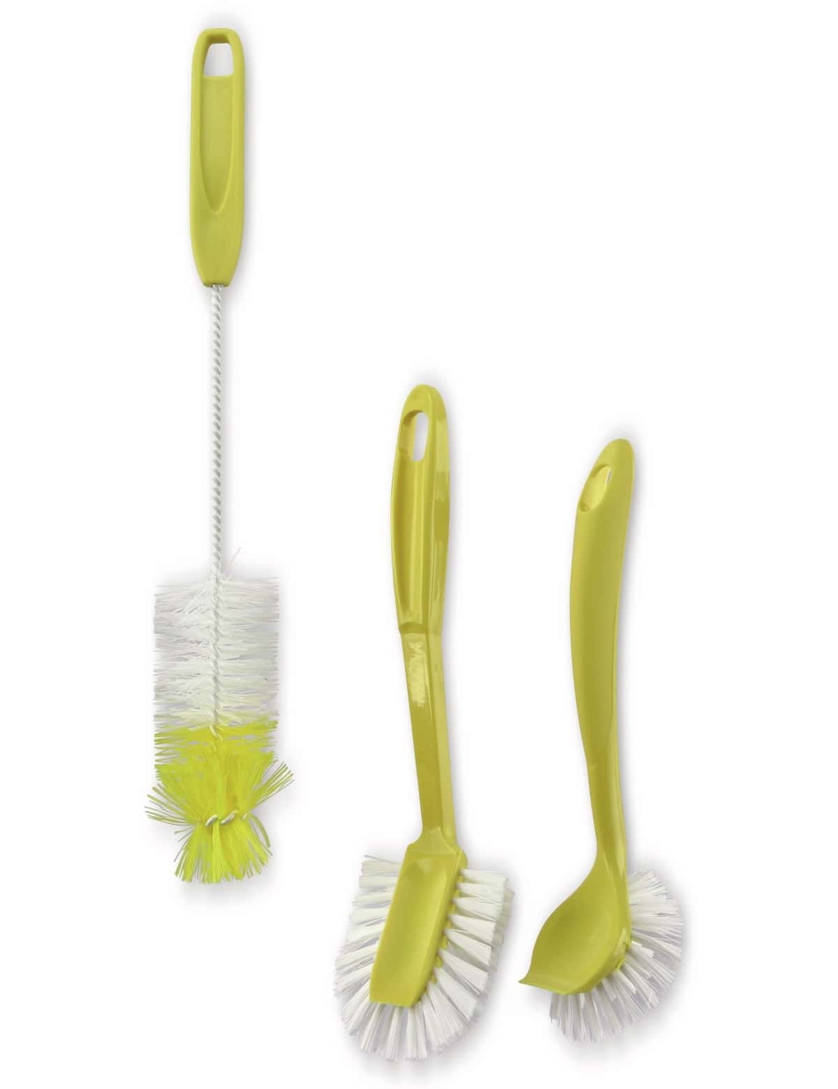 BÜRSTENMANN Spülbürsten-Set, CLEAN STAR, 3-tlg, gelb