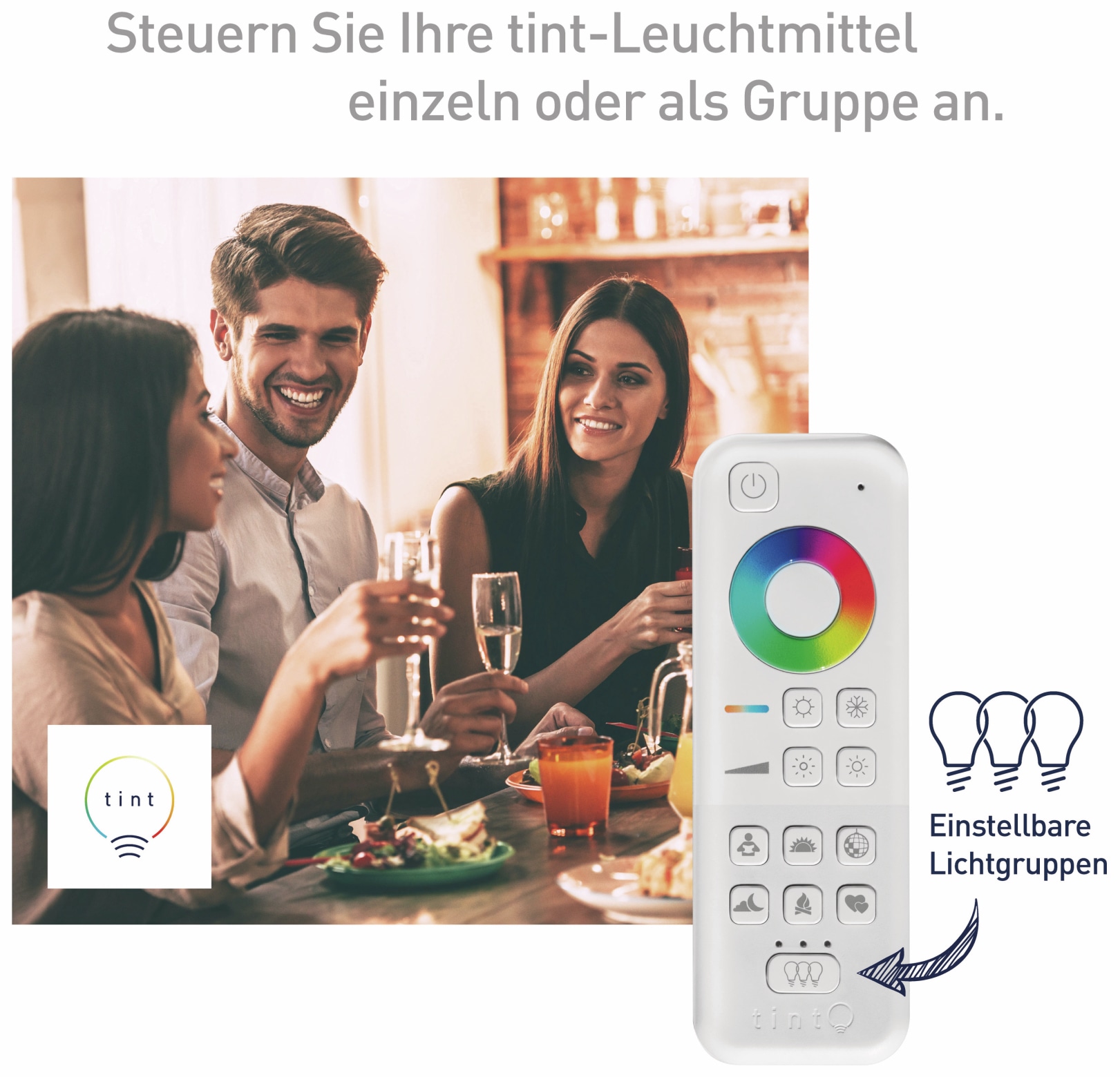 TINT Fernbedienung MüLLER LICHT weiß