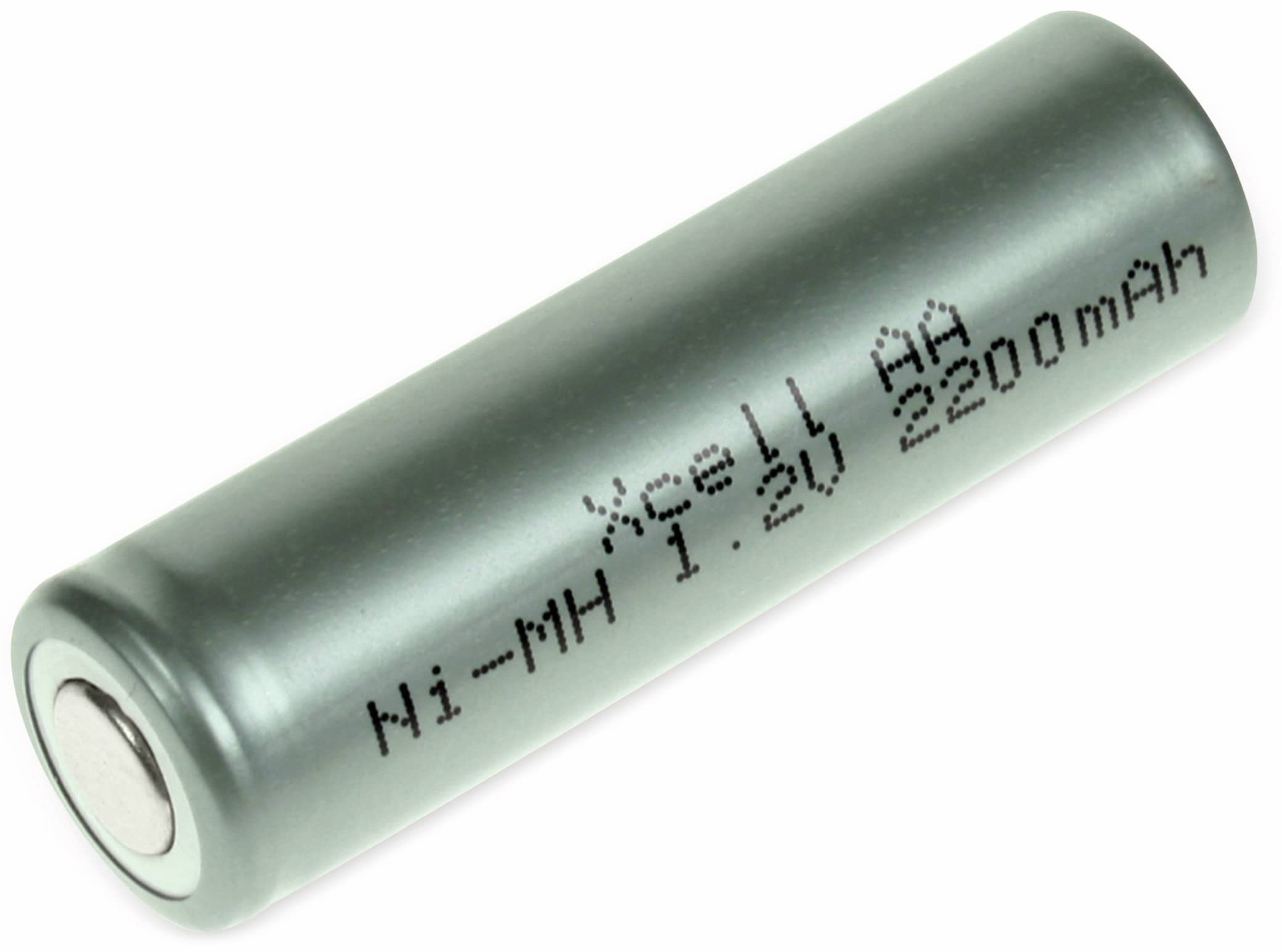 XCELL NiMH-Akku, Industriezelle, AA, Flat-Top, 50x14,5mm, 1,2V/2200mAh