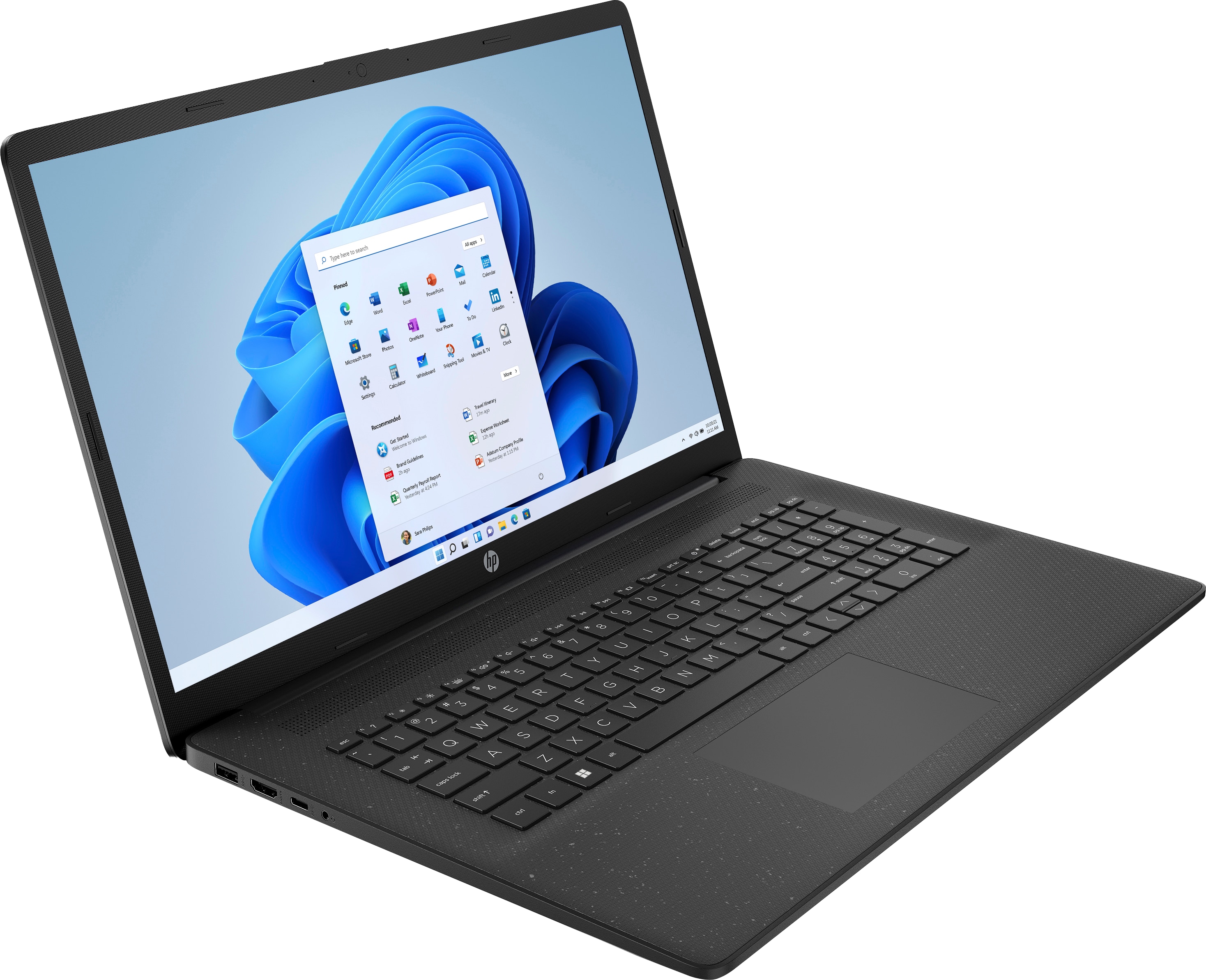 HP Notebook 17-cp2533ng, 43,9cm (17,3"), HD+, AMD Ryzen™ 3 7320U, 8 GB LPDDR5-SDRAM