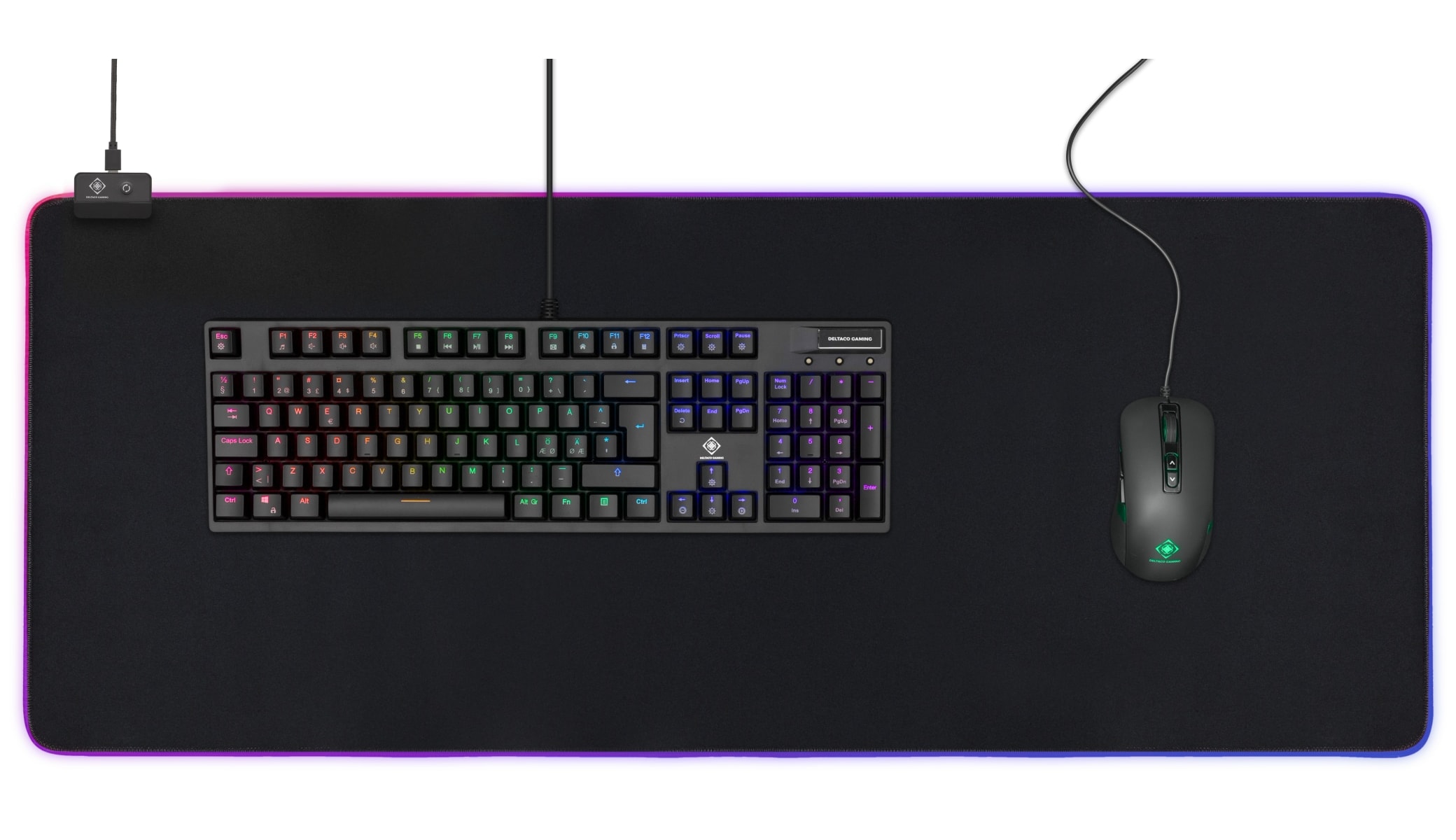 DELTACO GAMING Mauspad RGB