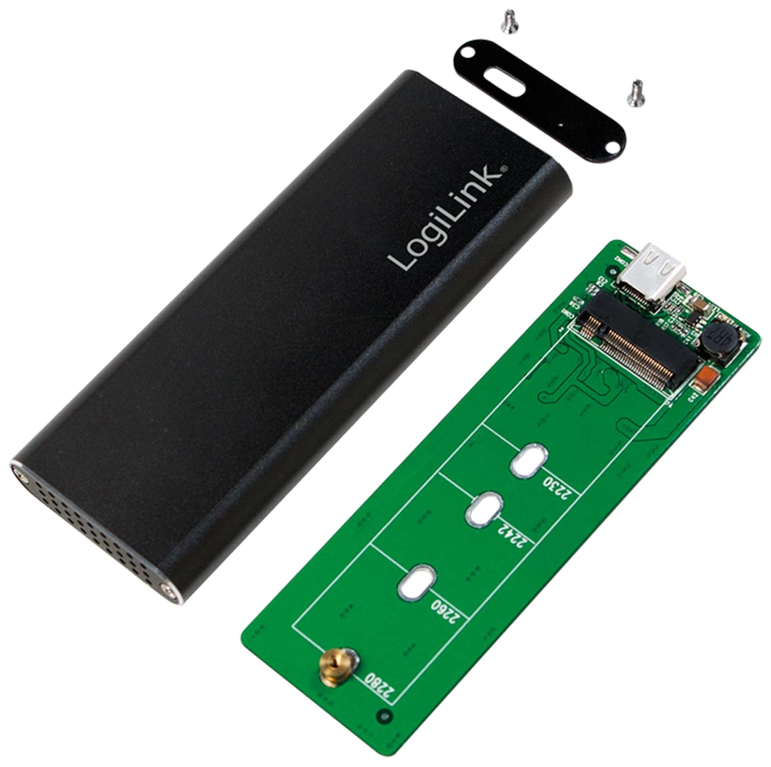 LOGILINK M.2-Festplattengehäuse UA0314, USB3.1 Typ-C
