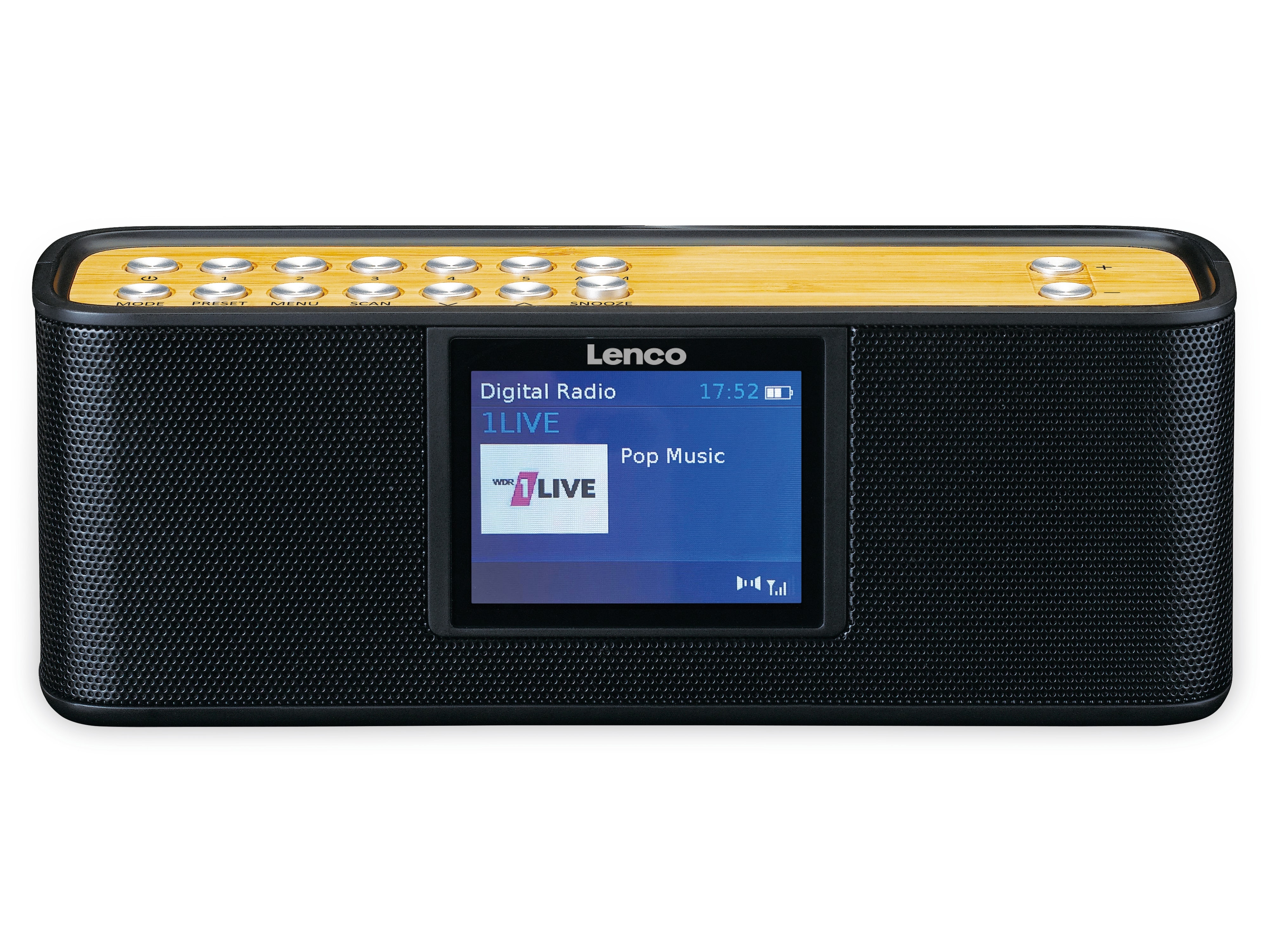 LENCO DAB+/FM Radio PDR-045BK, schwarz