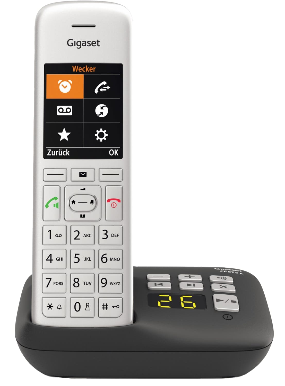 GIGASET DECT-Telefon C575 silber