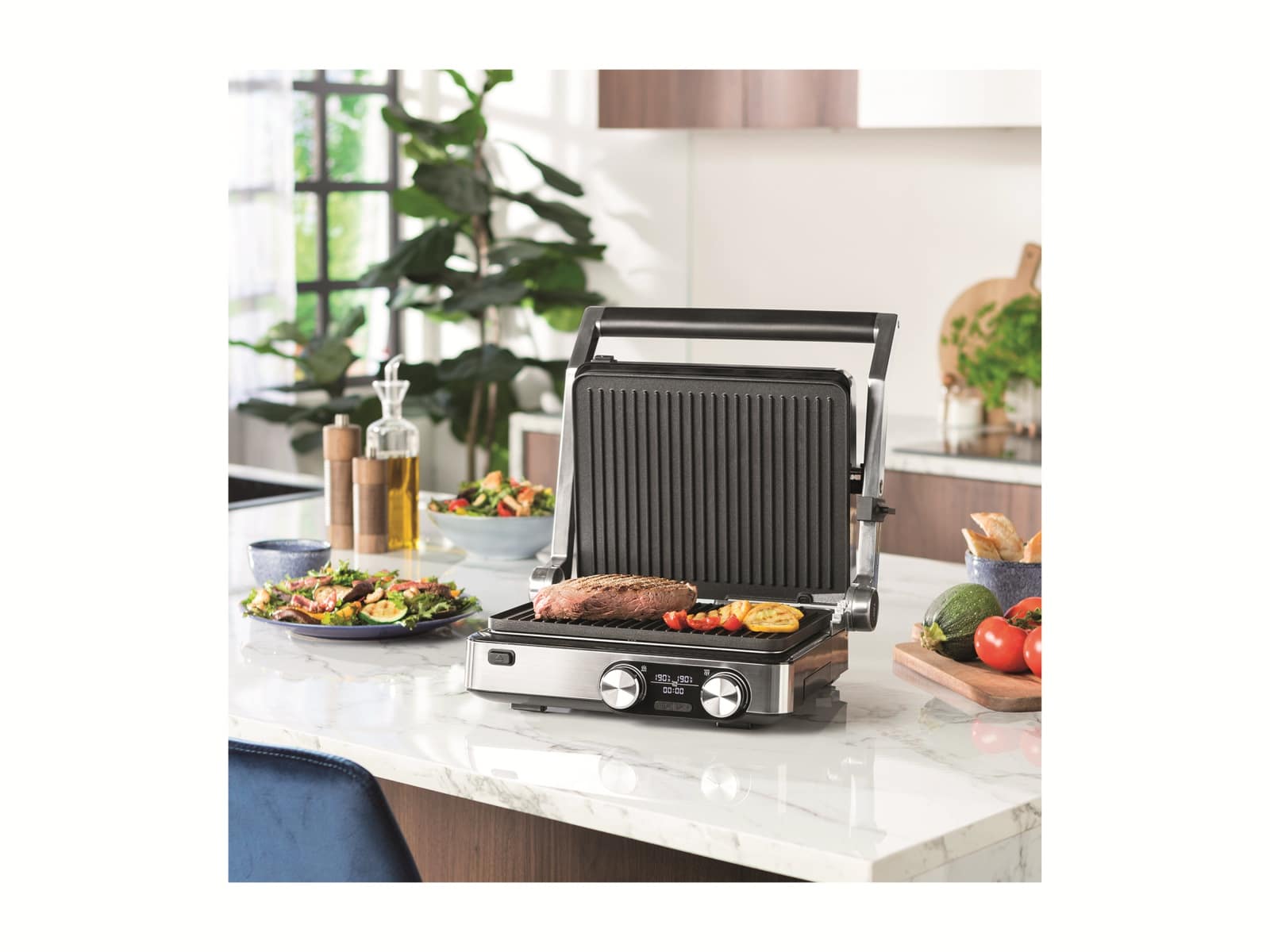 PRINCESS Kontaktgrill 117310 Grillmeister Pro, 2000 W