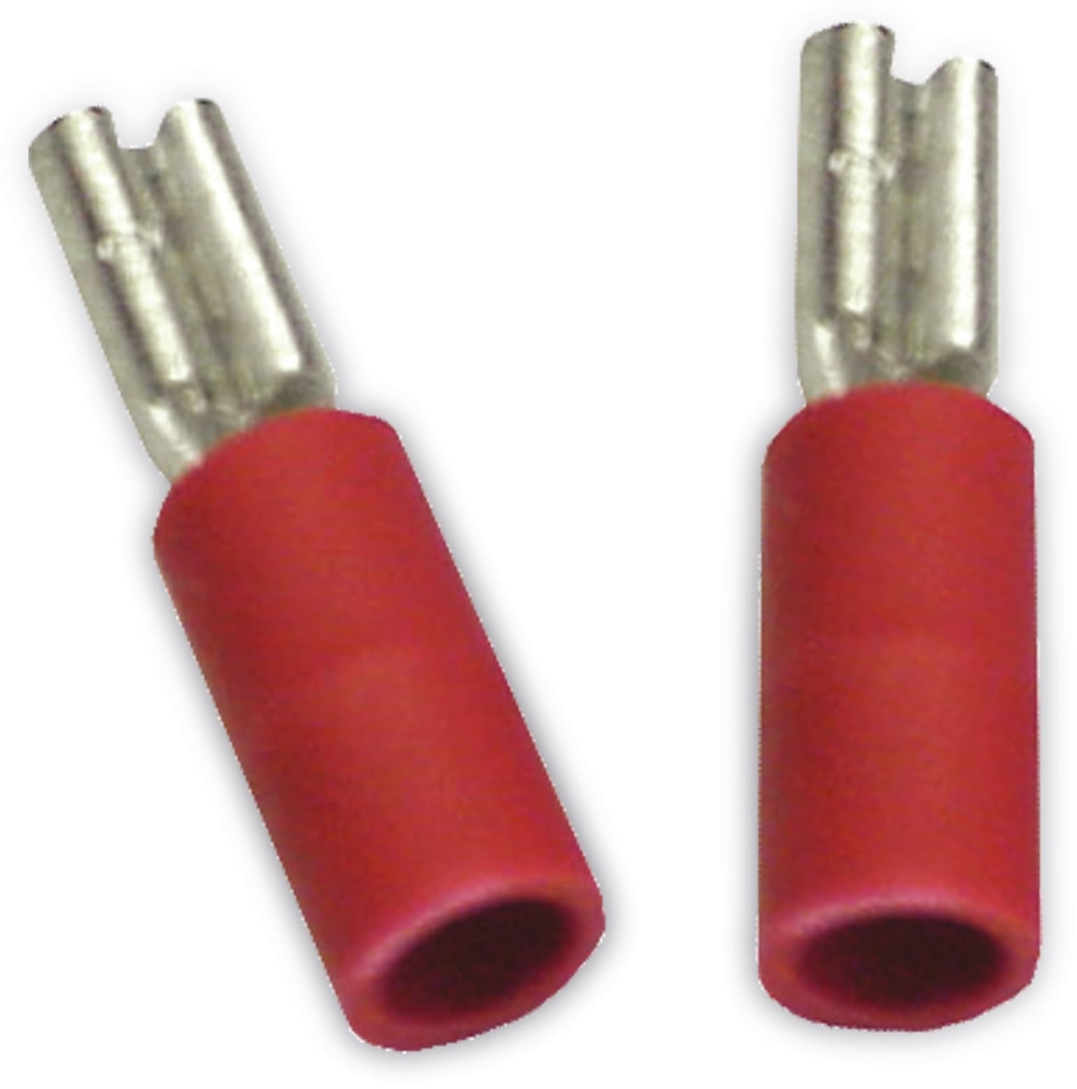 Flachsteckhülsen, 2,8 mm, 1,5 mm², rot, 10 Stück