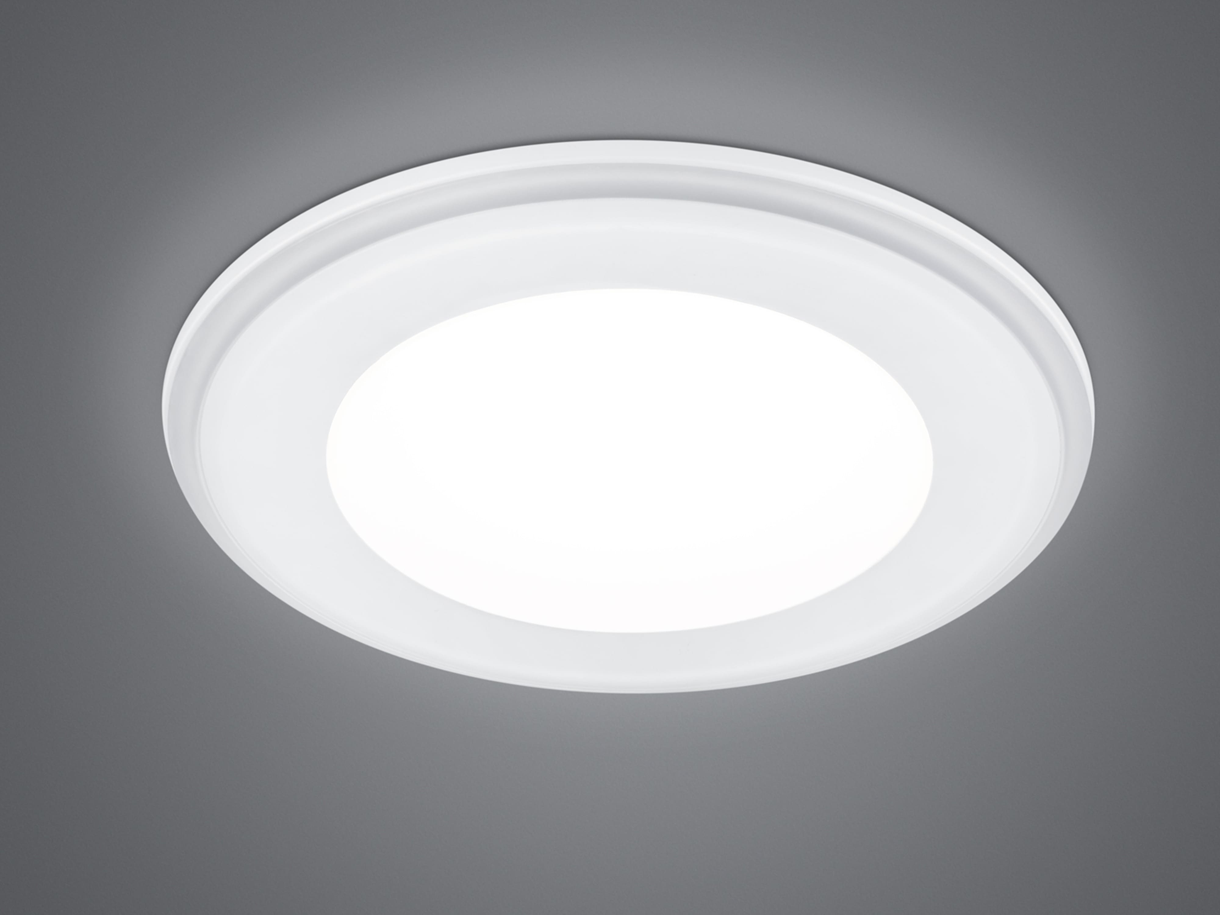 TRIO LED-Einbauleuchte Aura 652410131 weiß, 10 W, 1040 lm, 3000 K