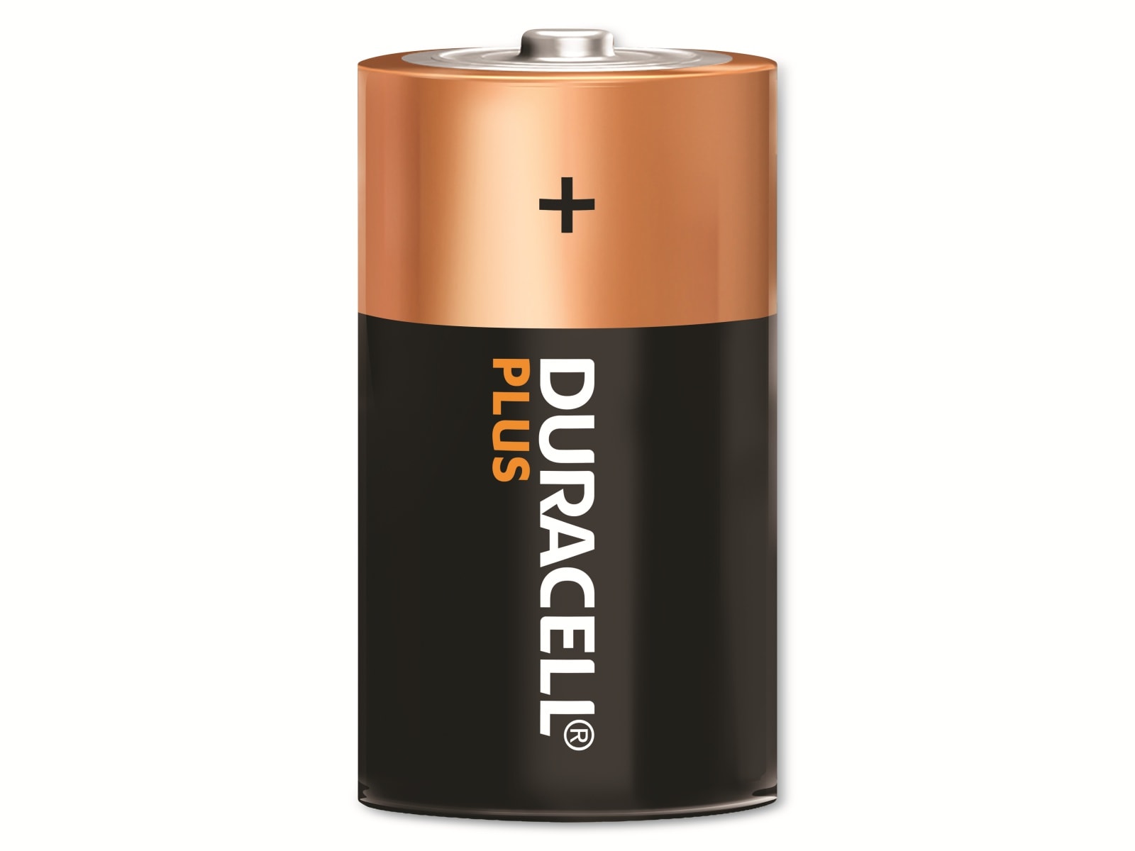 DURACELL Alkaline-Mono-Batterie LR20, 1.5V, Plus, 2 Stück