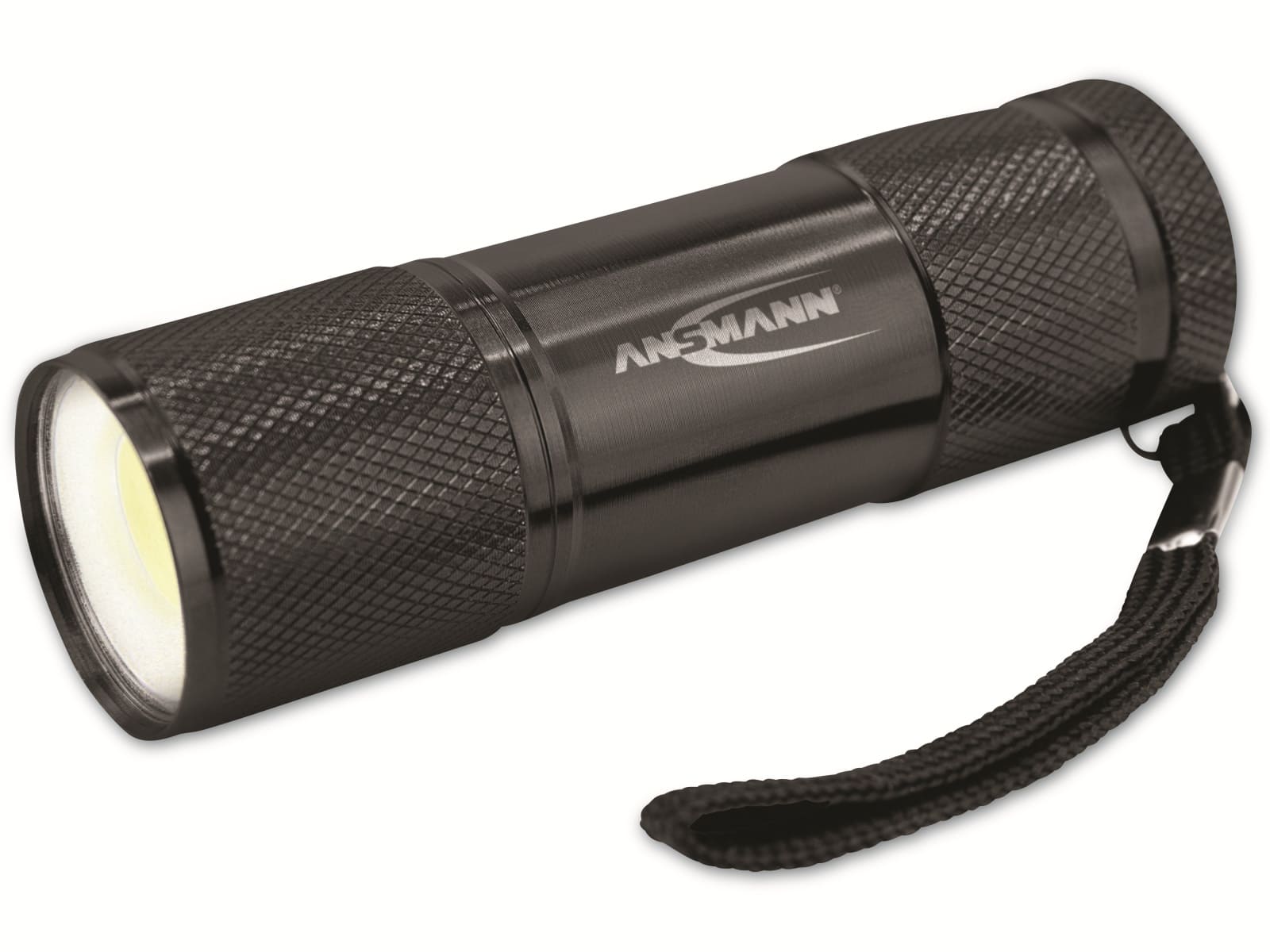 ANSMANN LED-Taschenlampe Action COB, Alu, 175 lm, batteriebetrieben