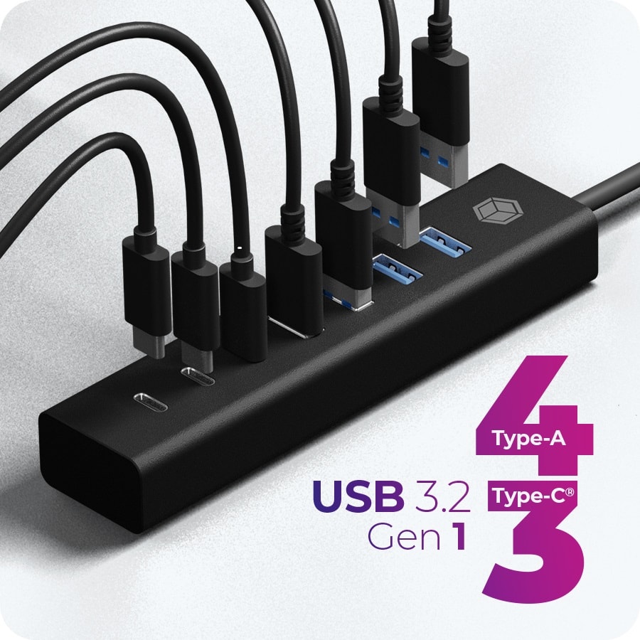 ICY BOX USB-Hub IB-HUB1737-C3 7-Port