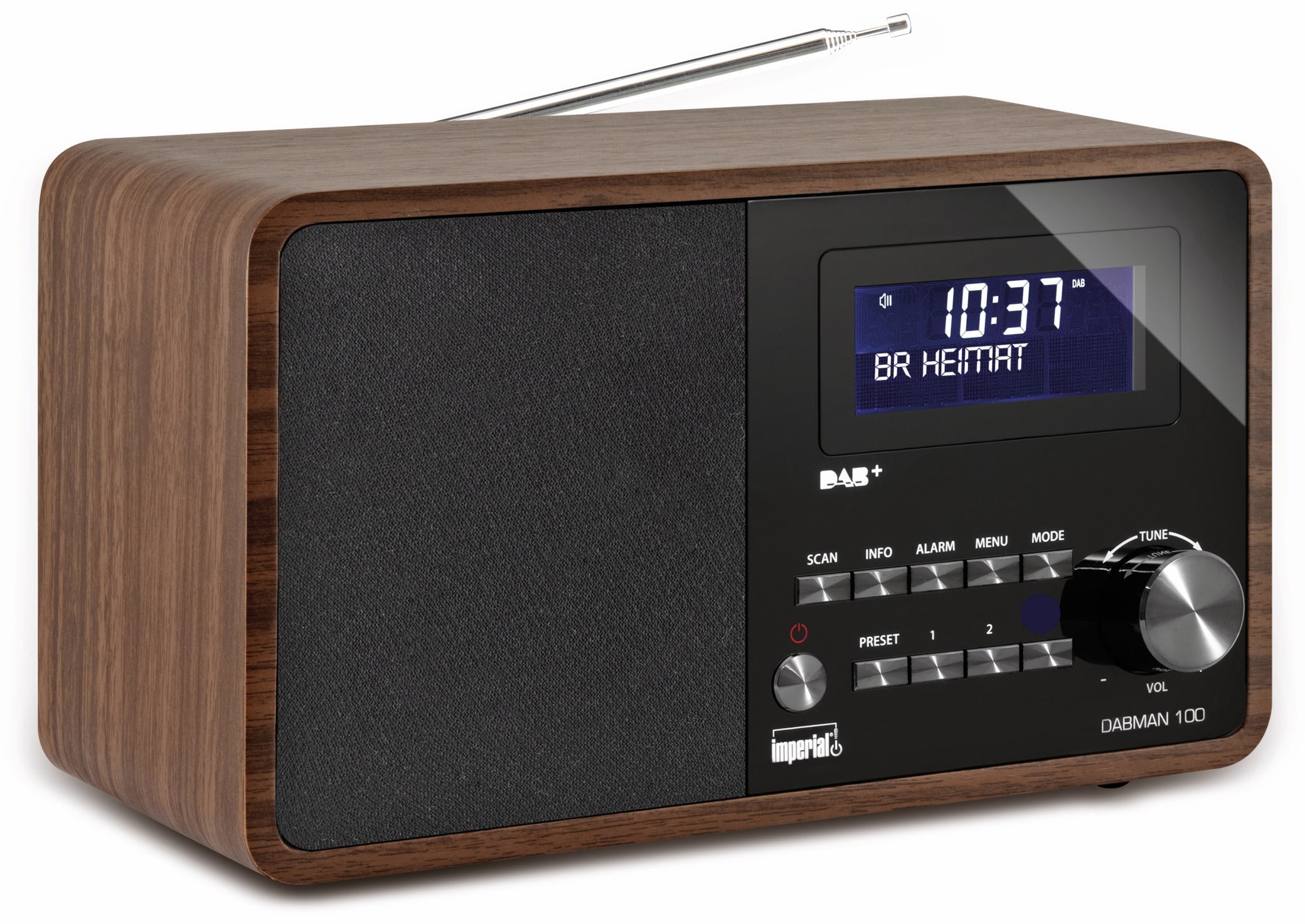 Imperial DAB Radio DABMAN 100, Holzoptik