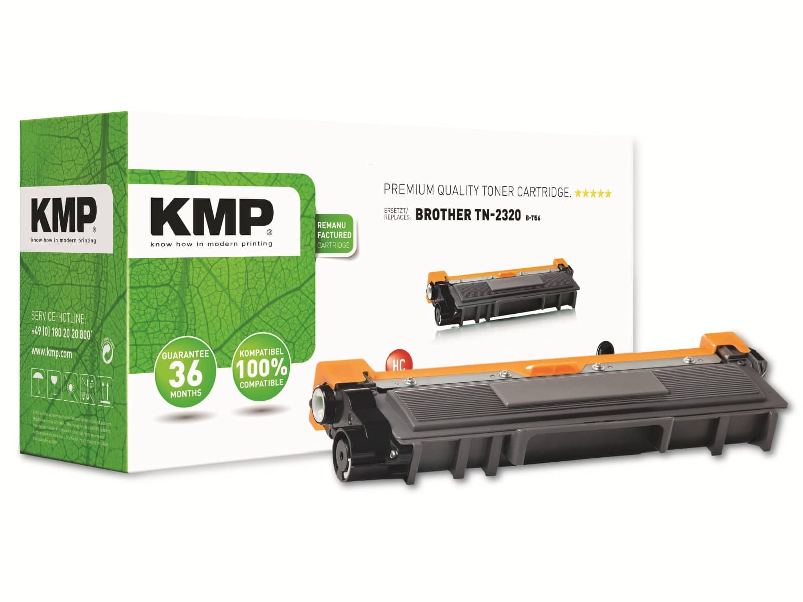 KMP Toner kompatibel für Brother TN-2320, schwarz