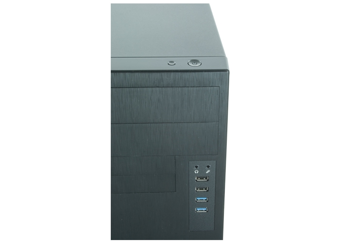 CHIEFTEC Computergehäuse MINI ELOX HO-11B-350GPB, schwarz