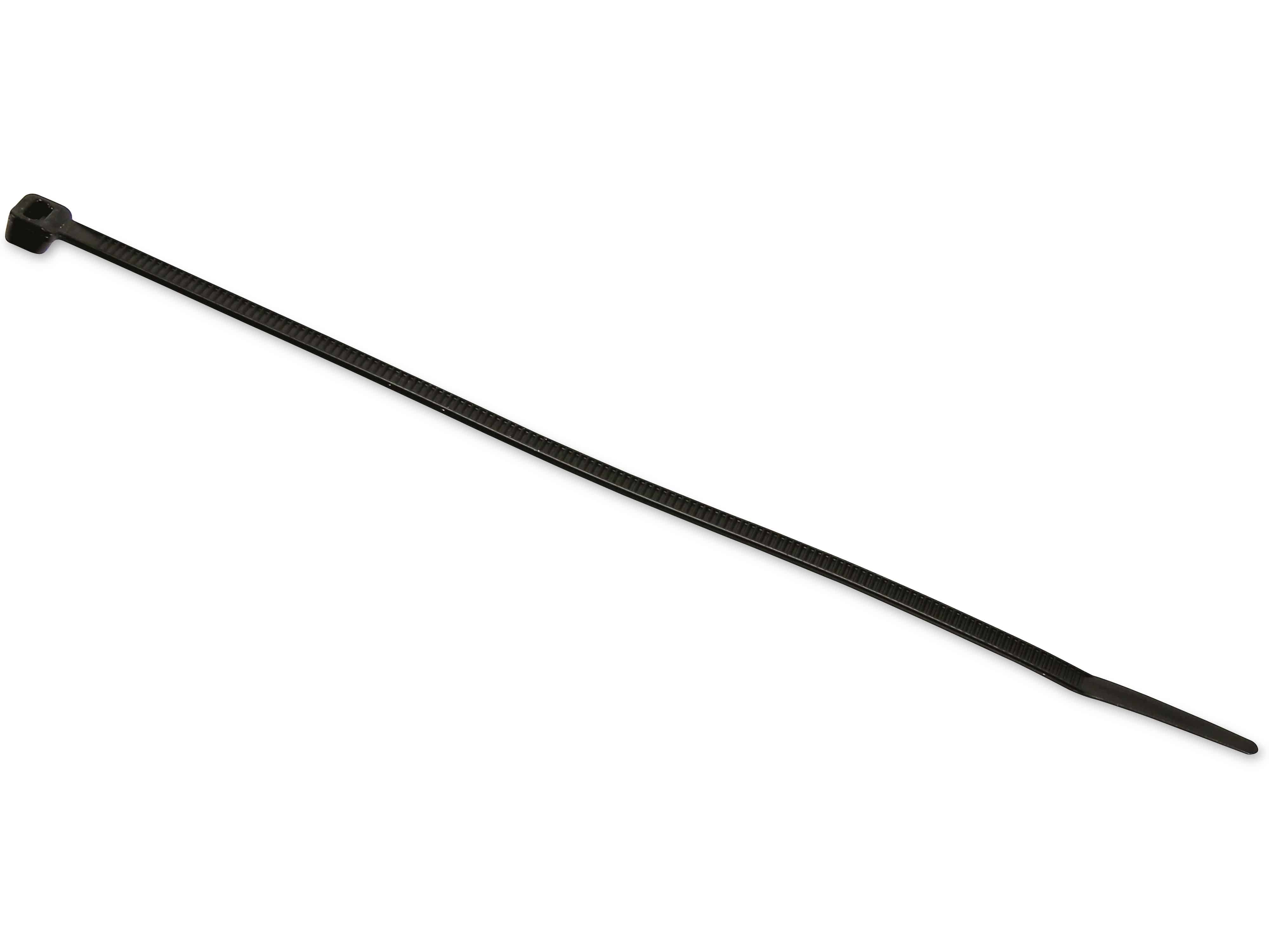 KSS Kabelbinder-Sortiment Polyamid 6.6, schwarz, 250x4,8, UV-beständig, 100 Stück