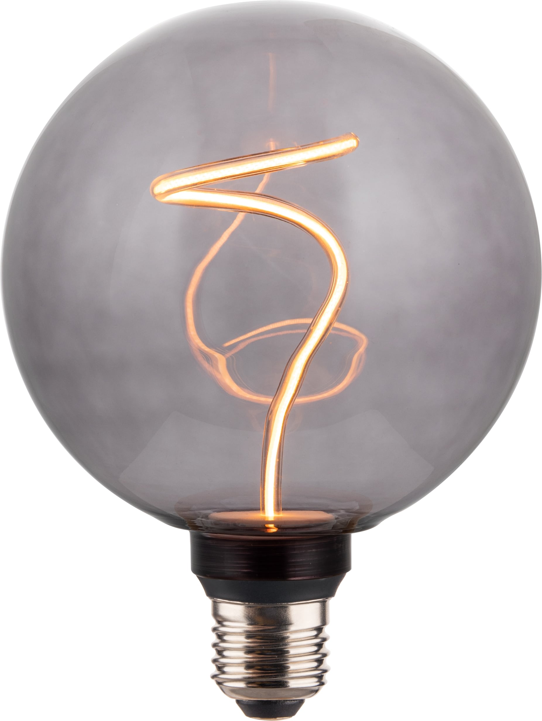 ENOVALITE LED-Filament-Lampe, YARN GLOBE, Smoke, E27, 4,9W, 200lm, 1800K