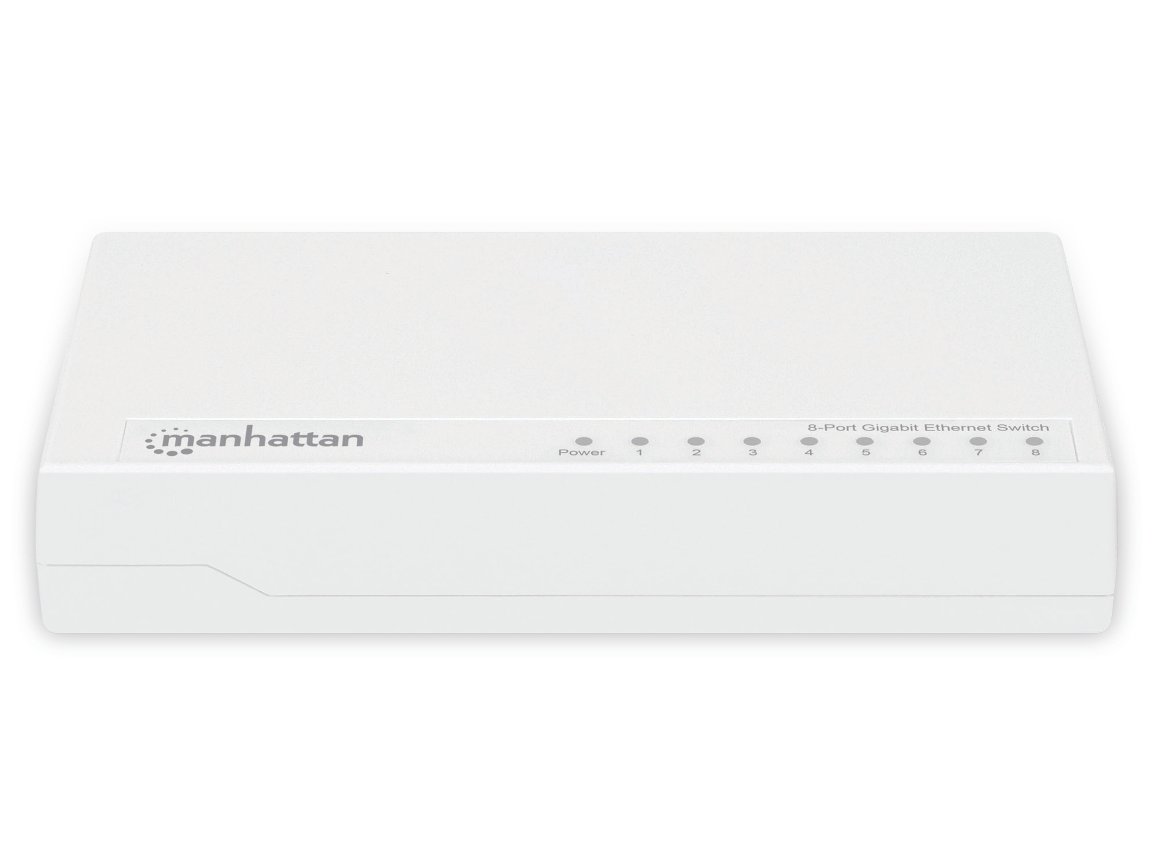 MANHATTAN Ethernet Switch, 8-Port, Gigabit, weiß