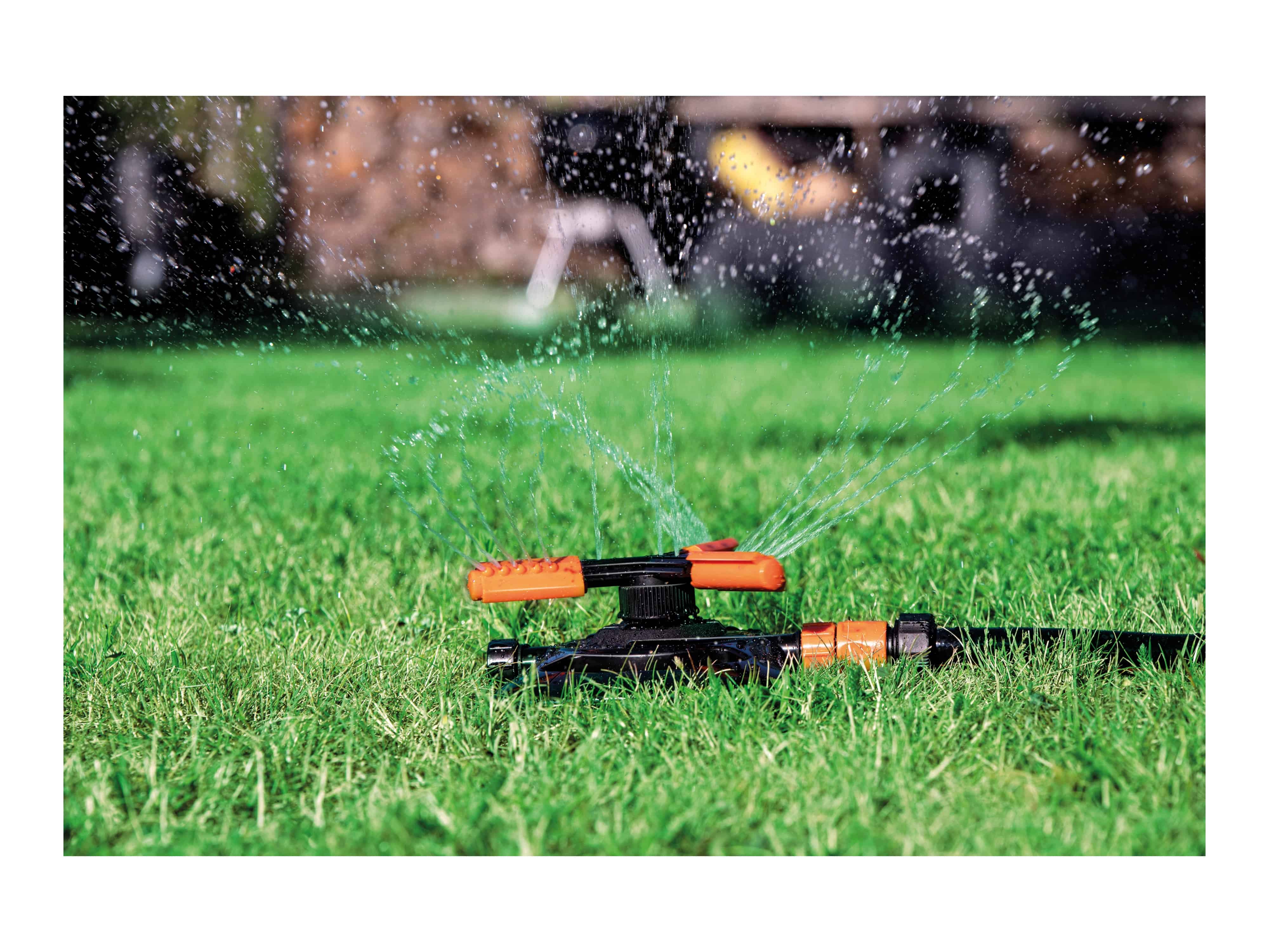 BLACK & DECKER Sprinkler, 3-Arm, 25x24x8 cm