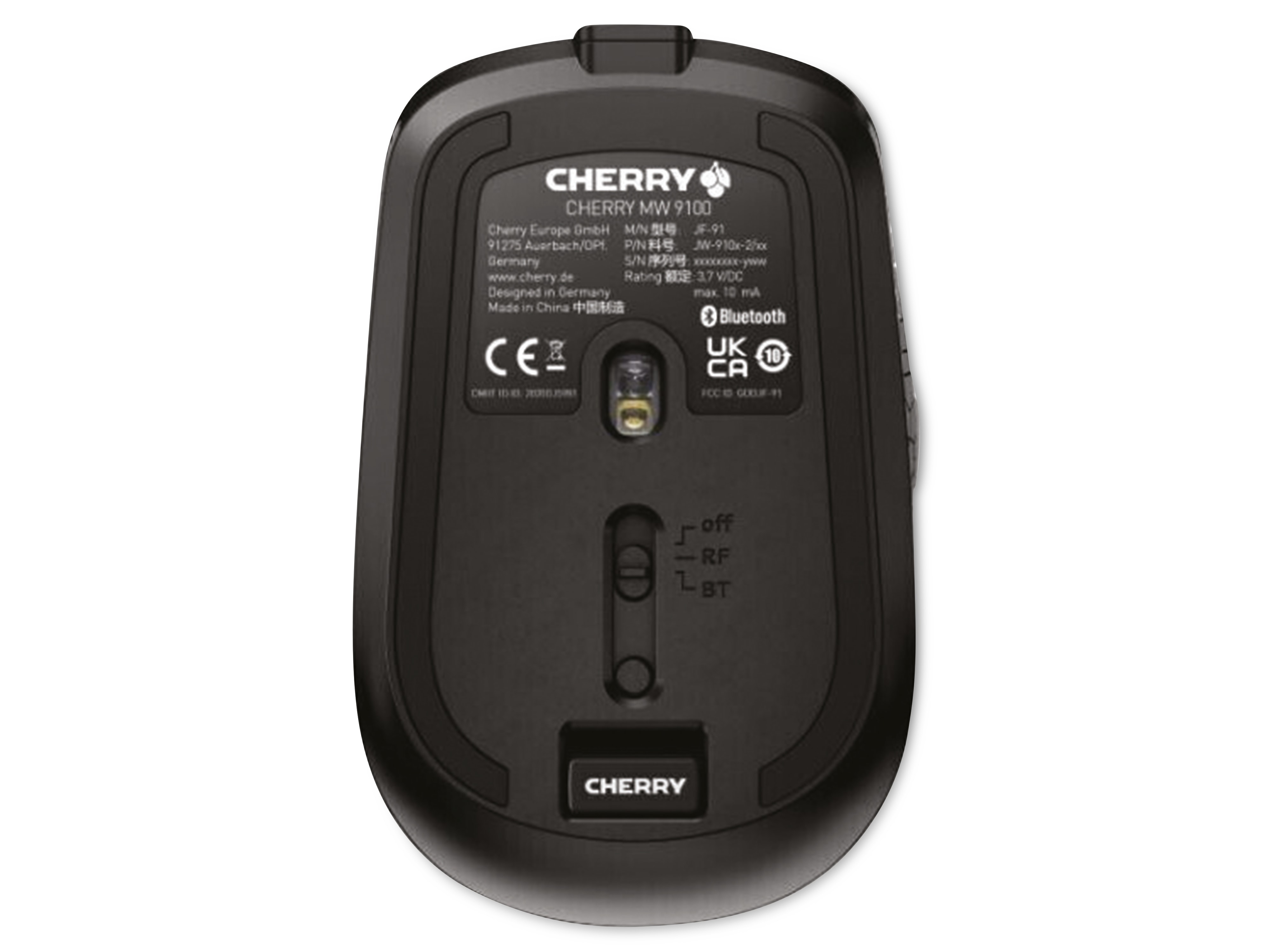 CHERRY MW 9100, 2400 dpi, Akkubetrieb