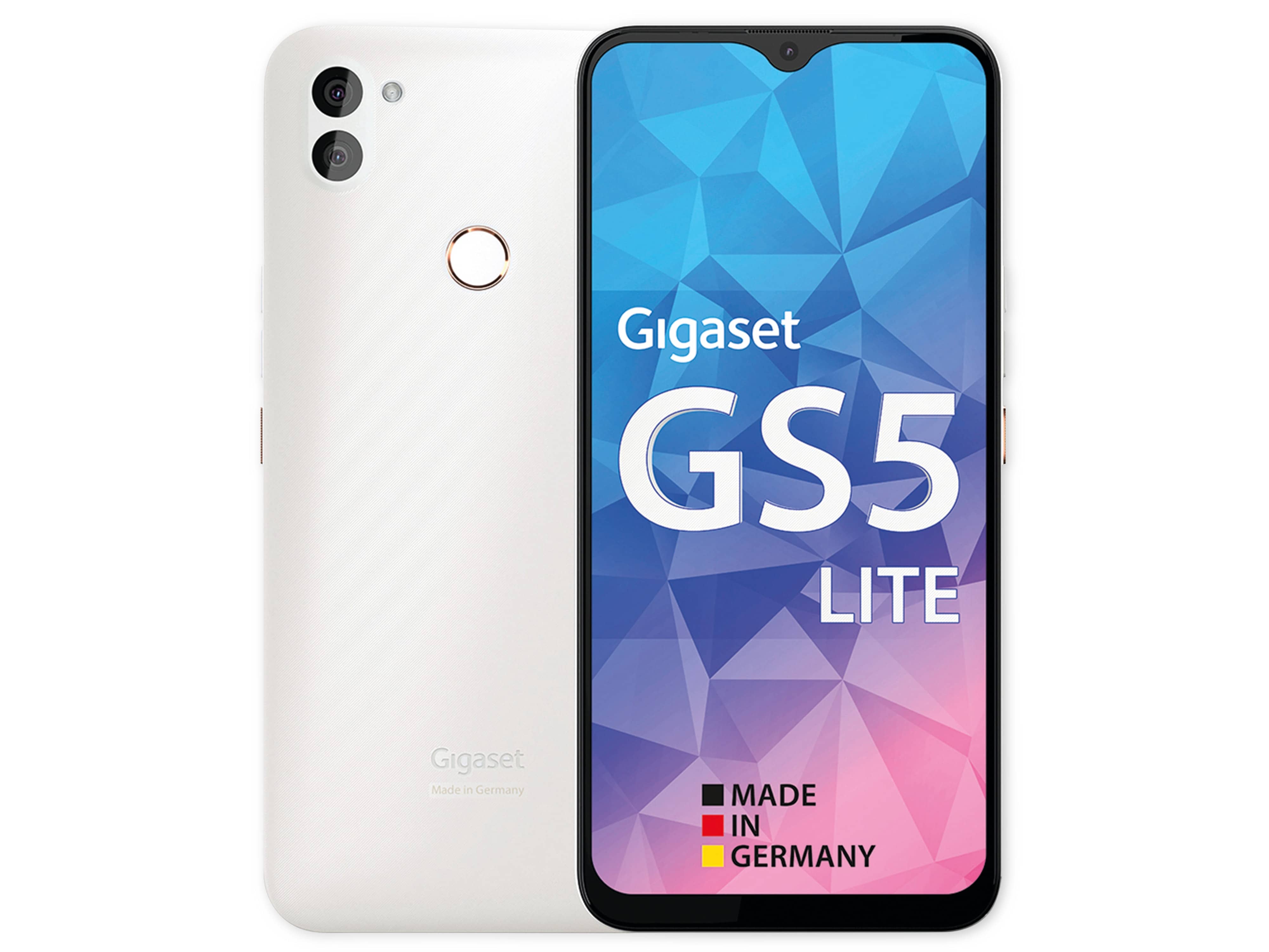 GIGABYTE Smartphone GIGASET GS5 LITE, pearl white