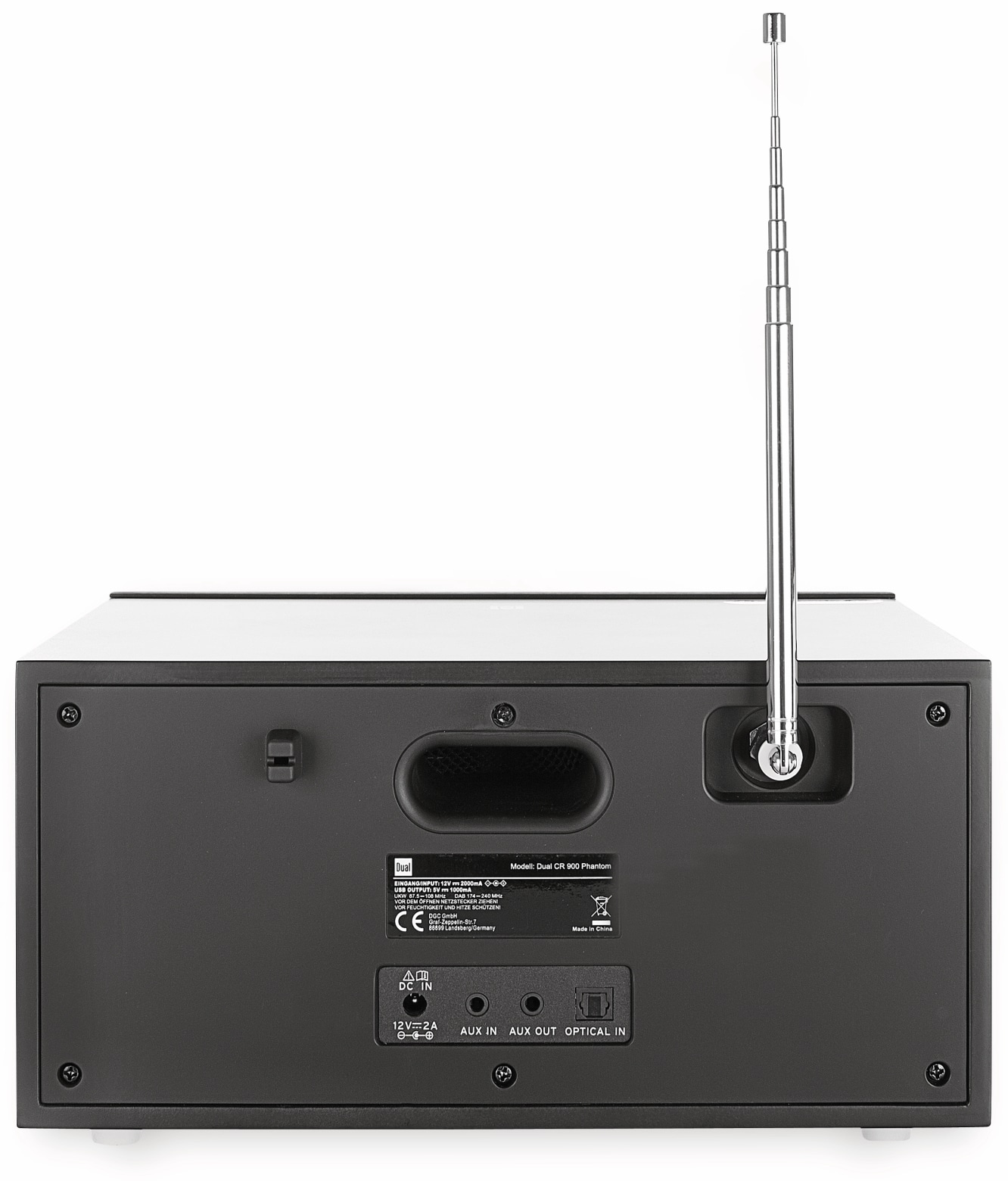 Dual DAB Radio CR 900 Phantom, schwarz, DAB+, Wlan, Bluetooth