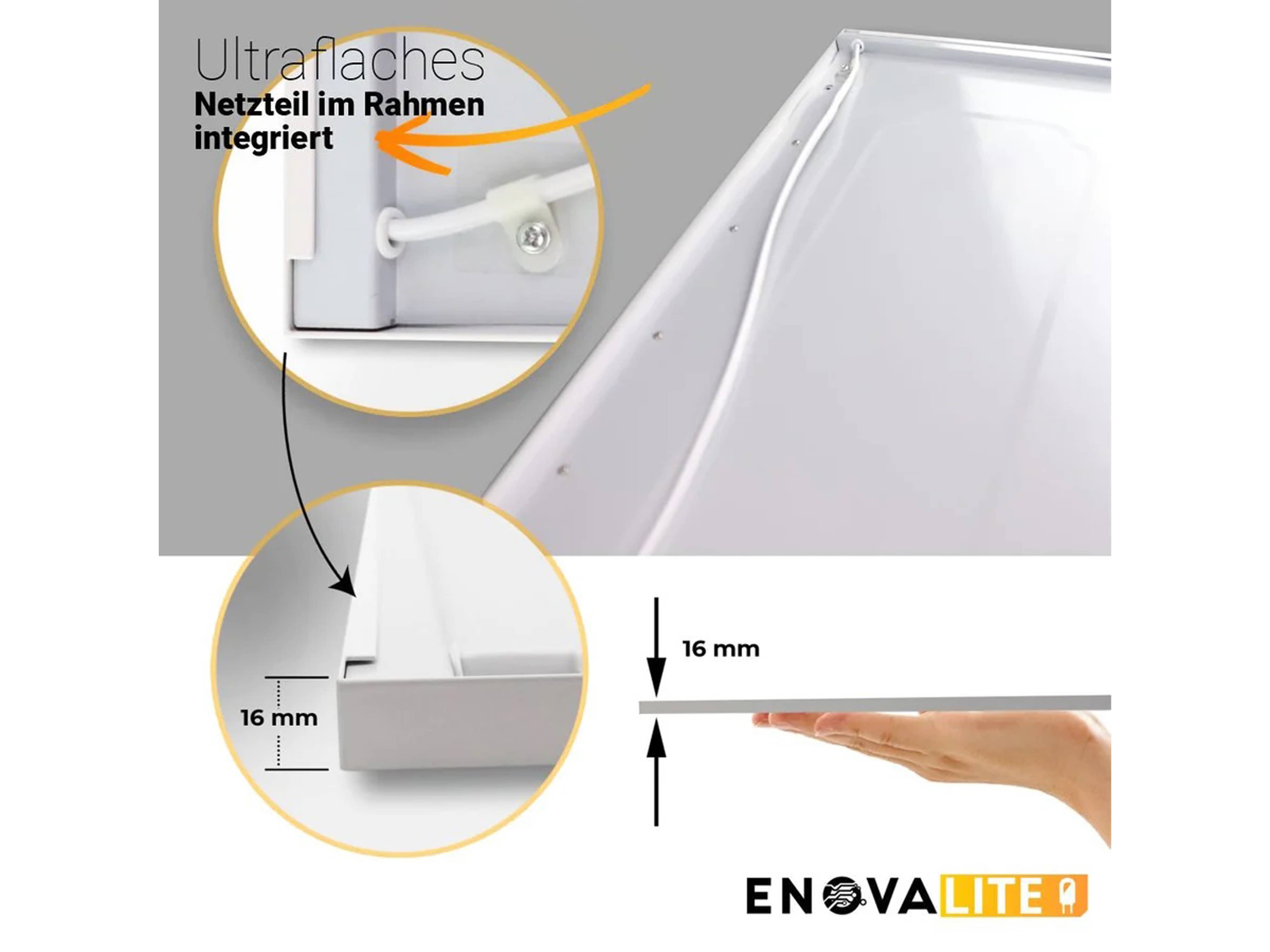 ENOVALITE LED-Panel, slim, UGR