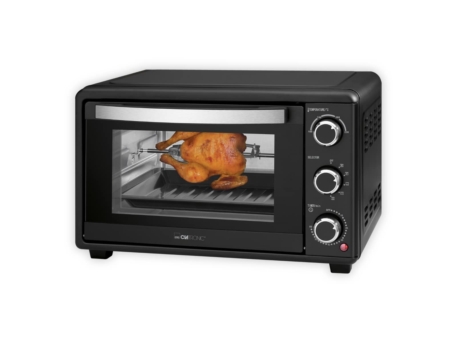 CLATRONIC Multi-Backofen MBG 3727, 25 L, 1500 W, schwarz