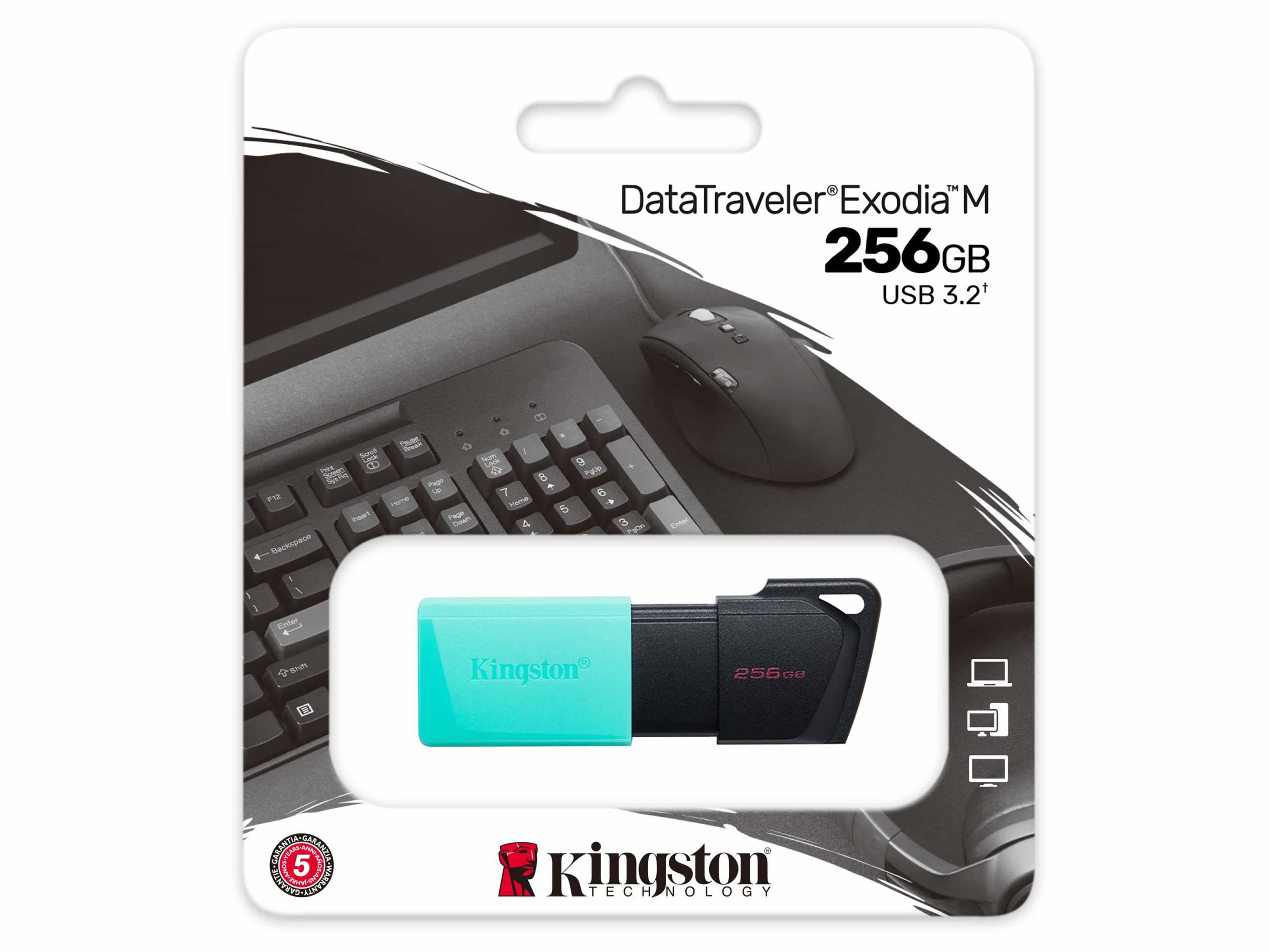 KINGSTON USB 3.0-Stick DataTraveler Exodia M 256GB