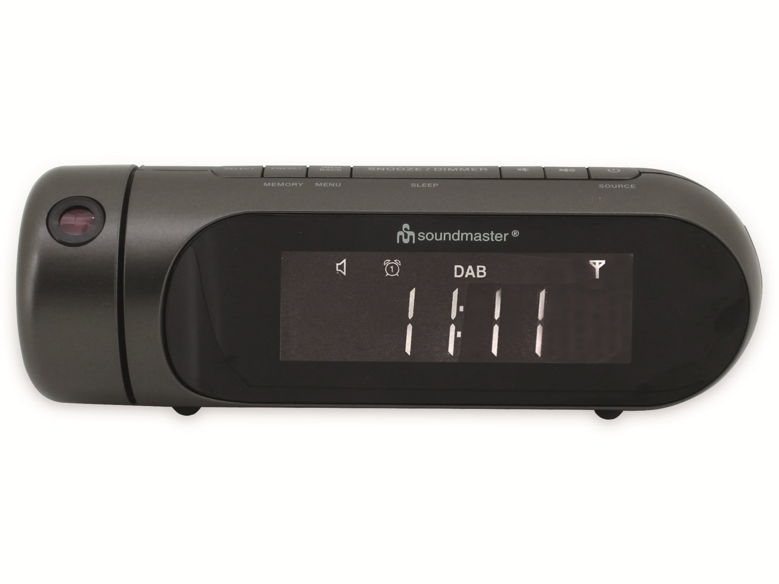 SOUNDMASTER DAB+/UKW-Uhrenradio UR6700AN, mit Zeitprojektion