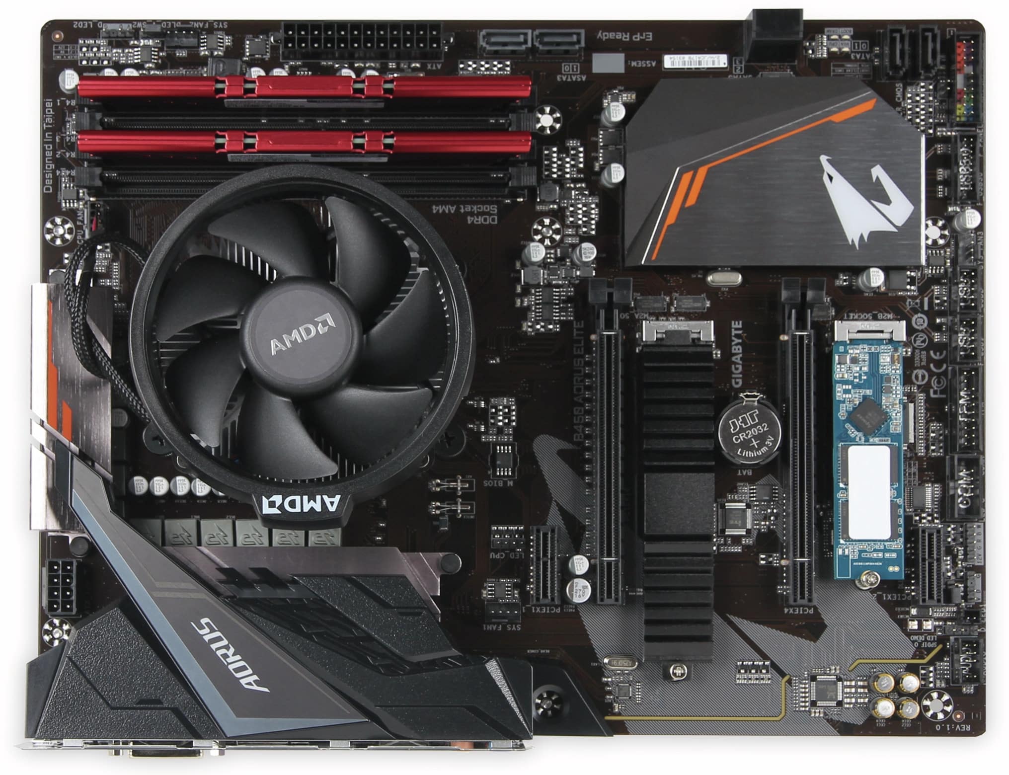 Mainboard-Bundle, Ryzen7 3700X, Gigabyte Aorus Elite B450, 16GB DDR4, 512 SSD 