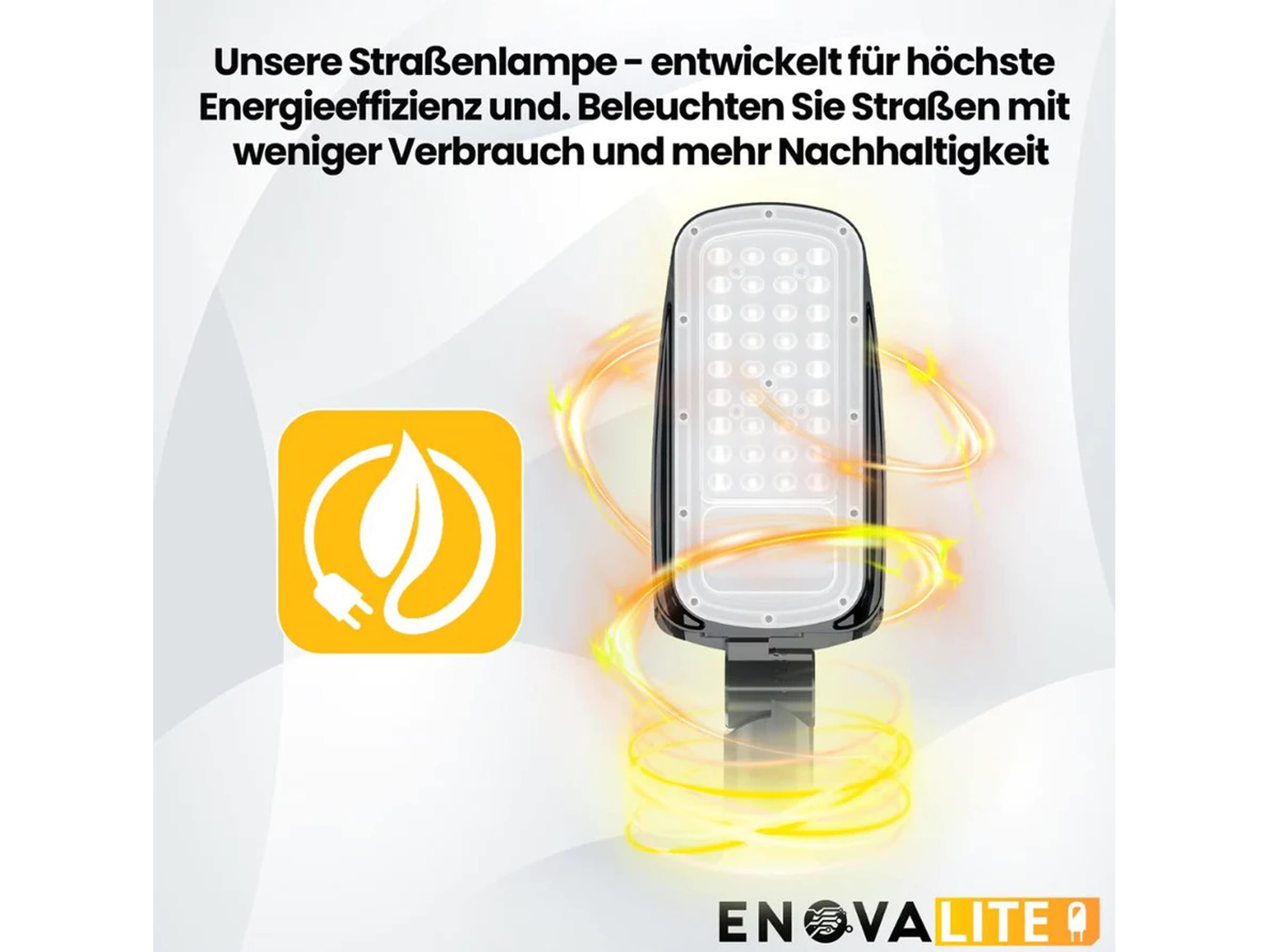 ENOVALITE LED-Straßenleuchte, EEK: D, 50W, 7000lm, 5000K, IP65