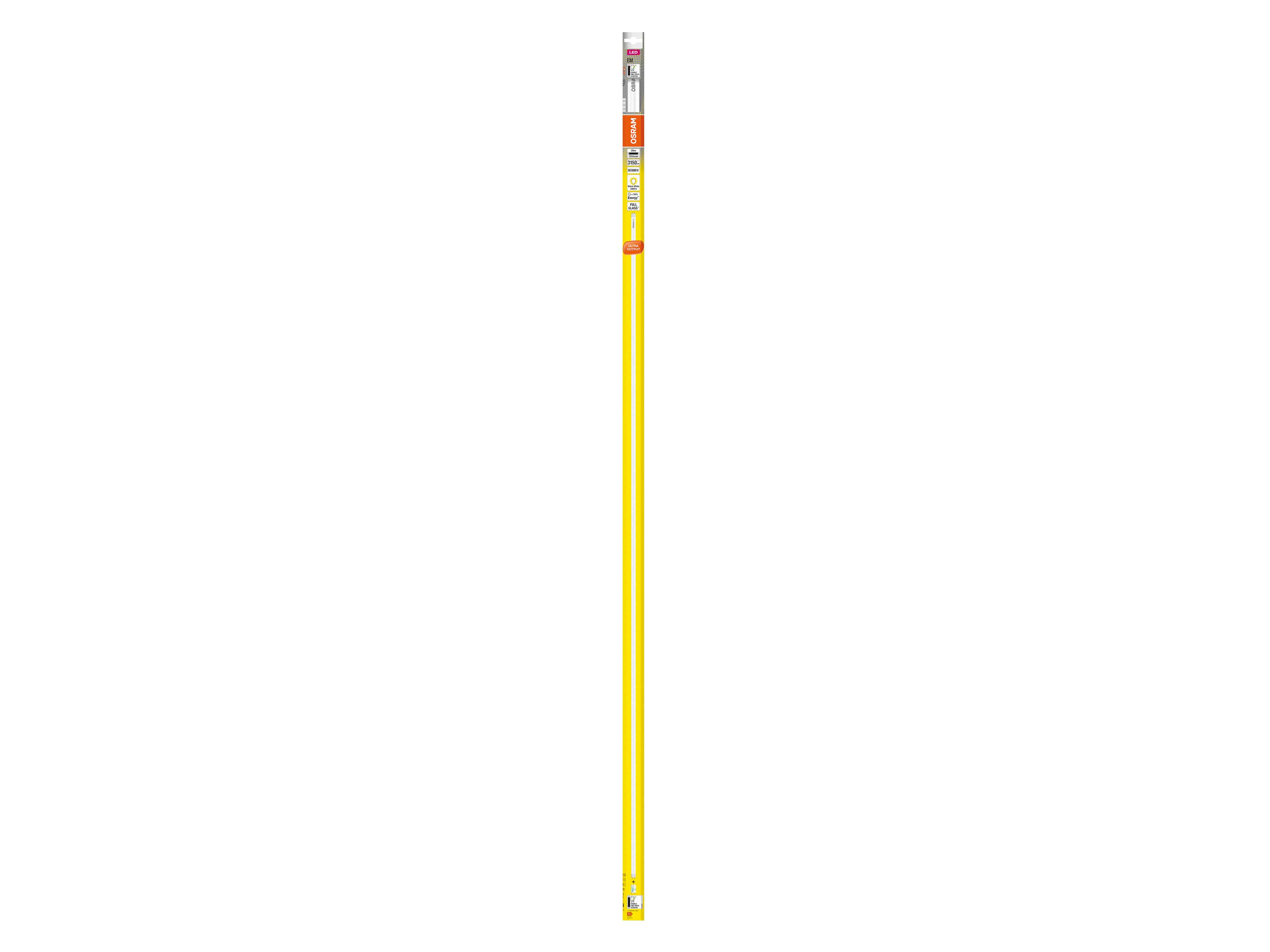 OSRAM LED-Röhre, T8, 1500mm, G13, EEK: F, 29W, 3150lm, 3000K