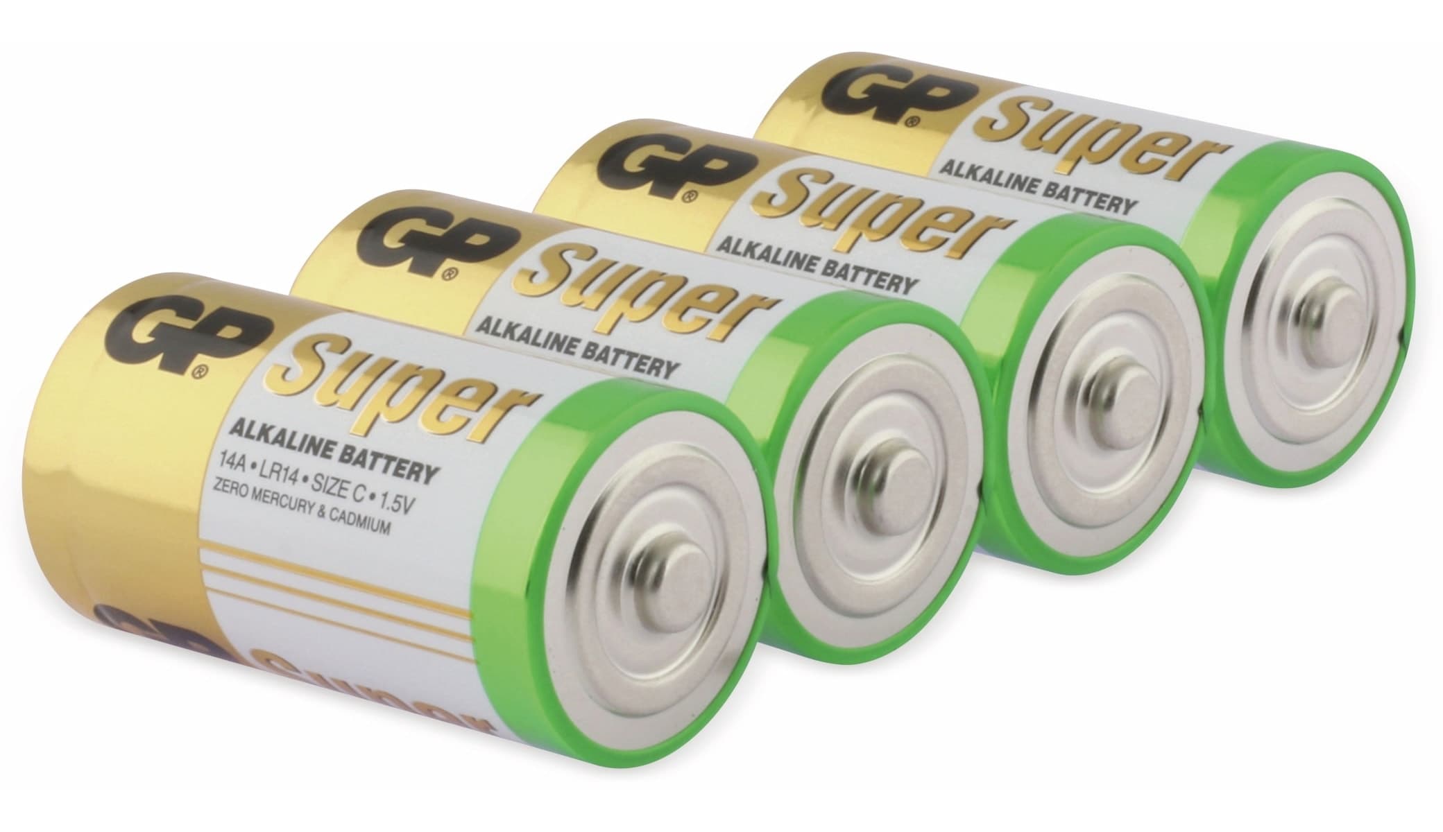 GP Baby-Batterie-Set SUPER Alkaline 4 Stück